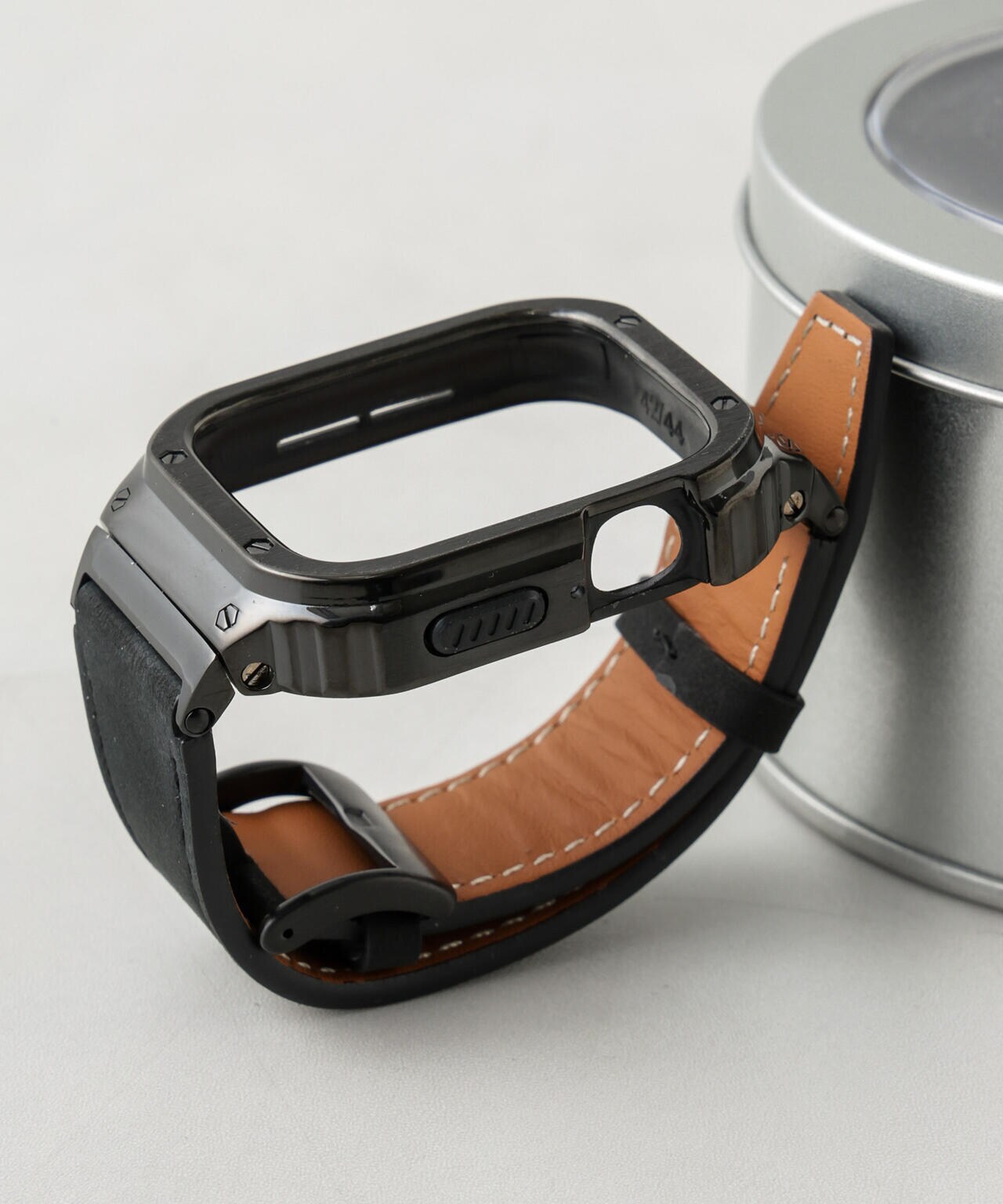 zandy/AppleWatch ステンレスケース+レザーベルト 6724237206