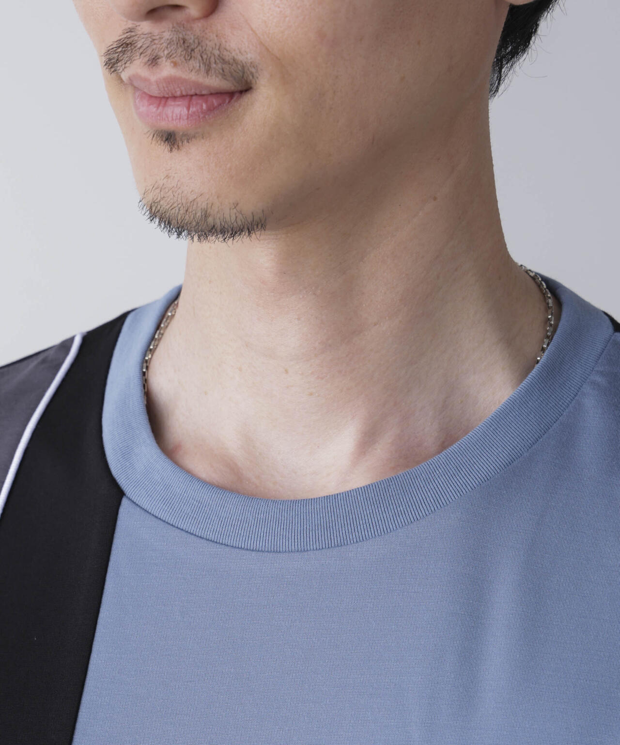 リラックス切り替えスムースTシャツ 半袖 6724124261