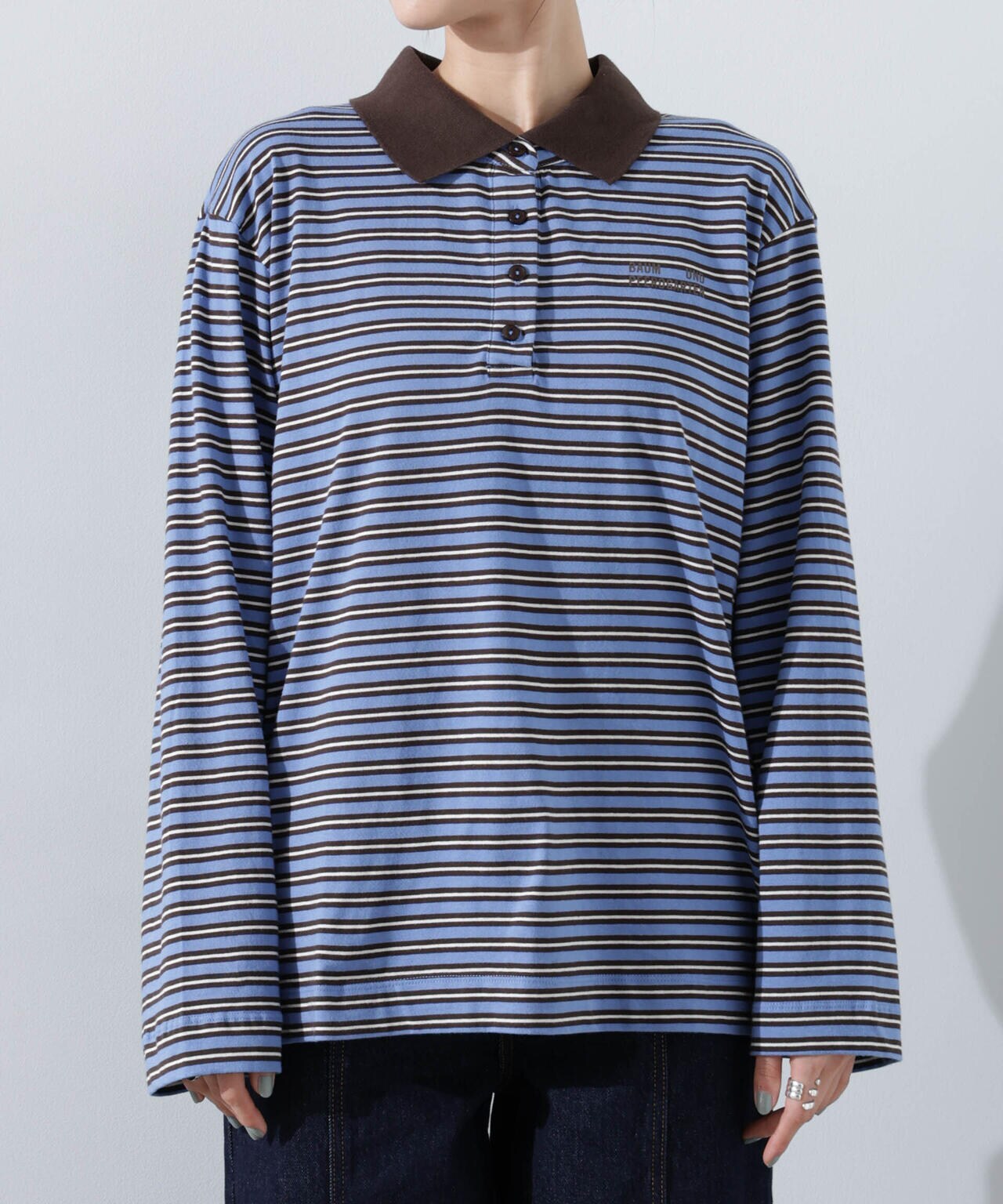 BAUM UND PFERDGARTEN/JEANNI Java Polo Stripe 6715123088