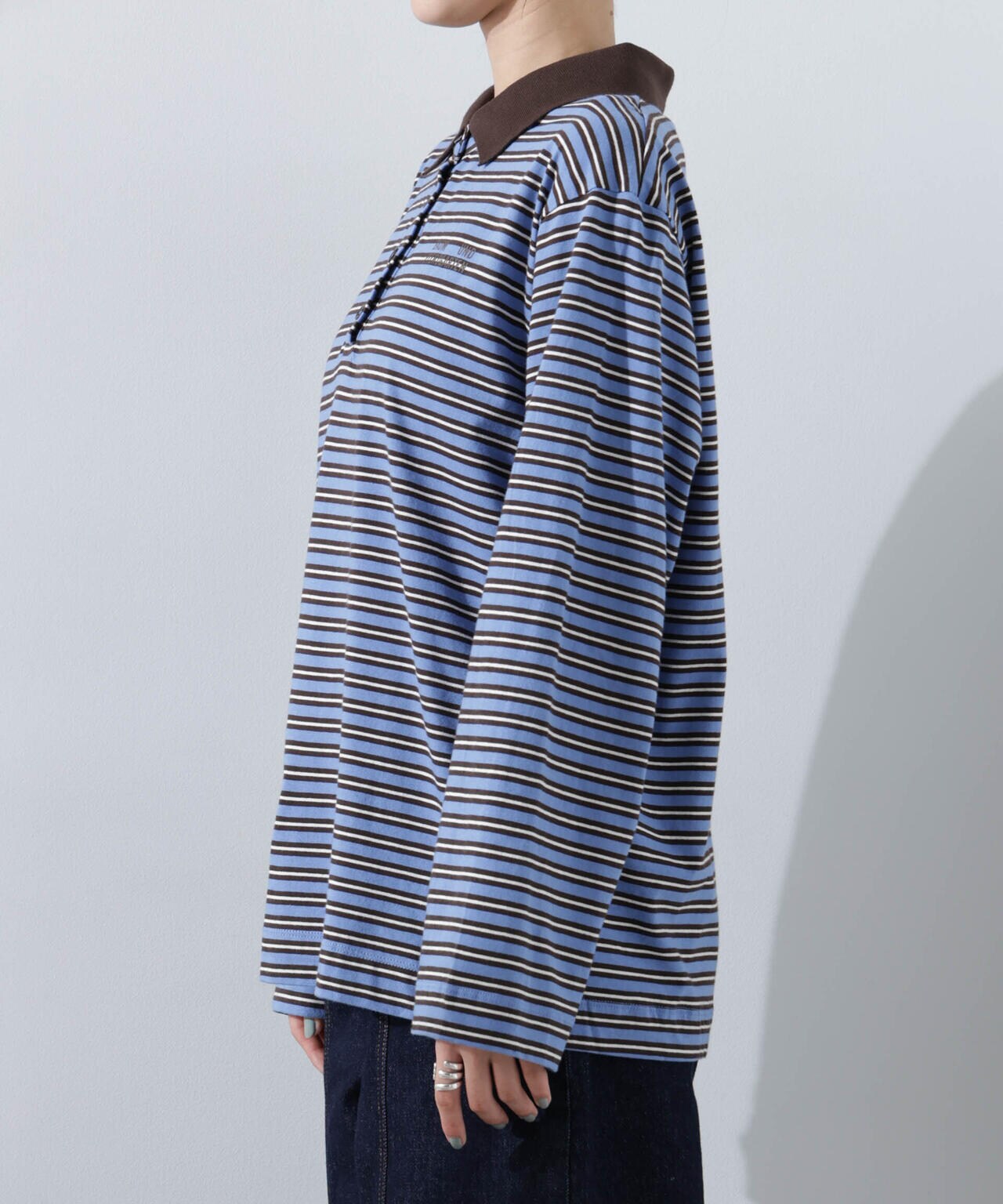 BAUM UND PFERDGARTEN/JEANNI Java Polo Stripe 6715123088