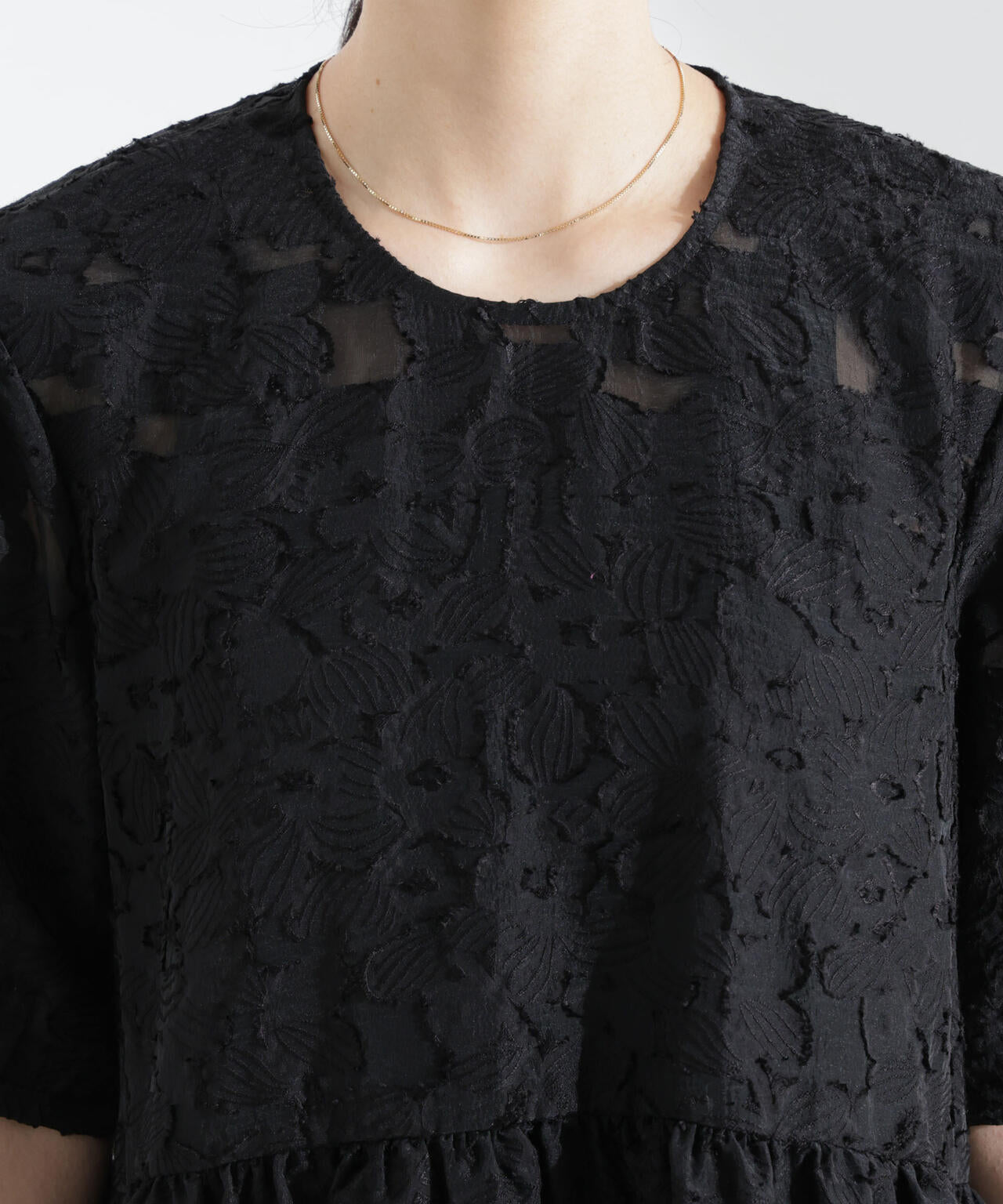 BAUM UND PFERDGARTEN/Flower Jacquard ワンピース 6715119047