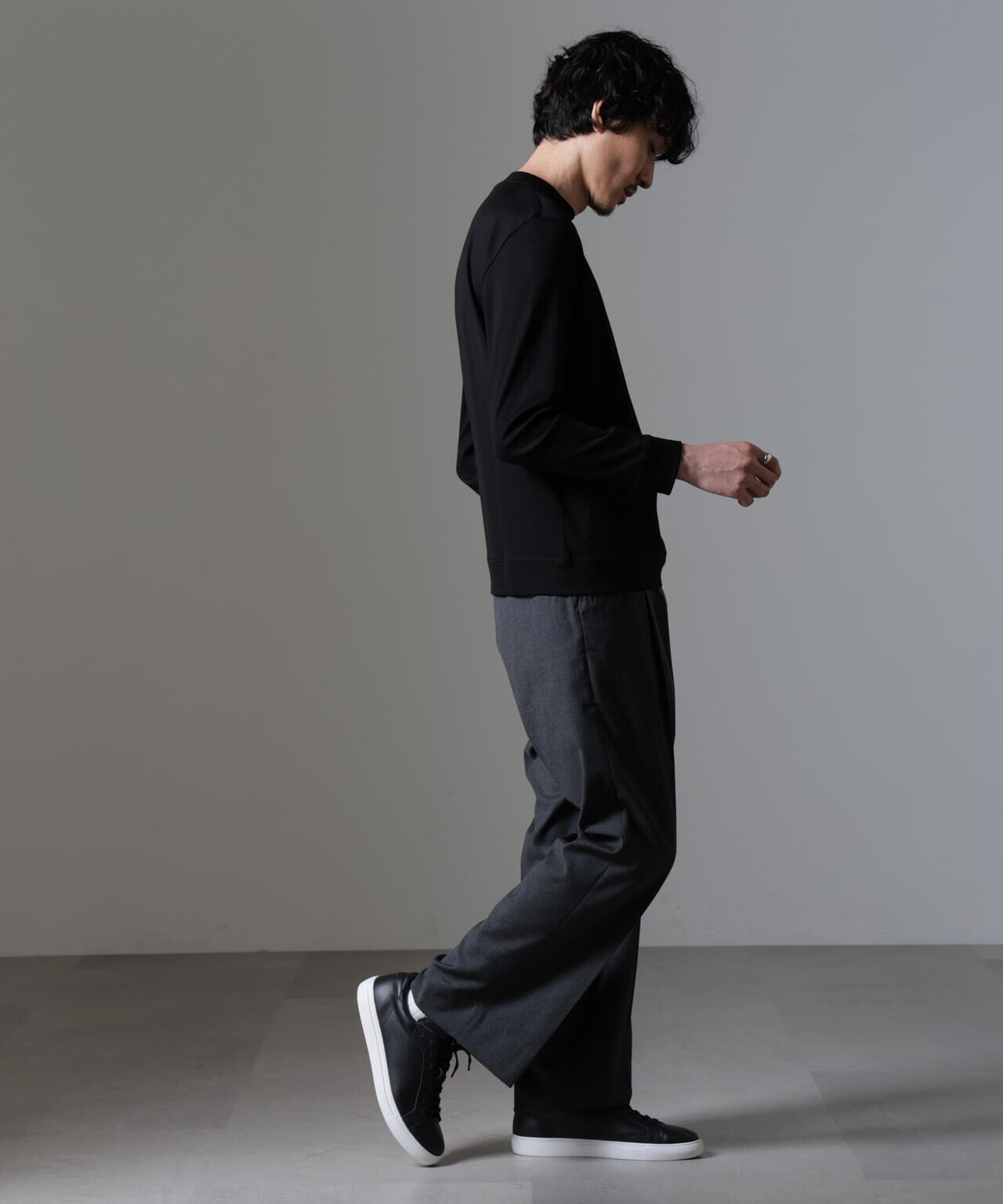 「FORMAL JERSEY」モックネックカットソー長袖 6684223216
