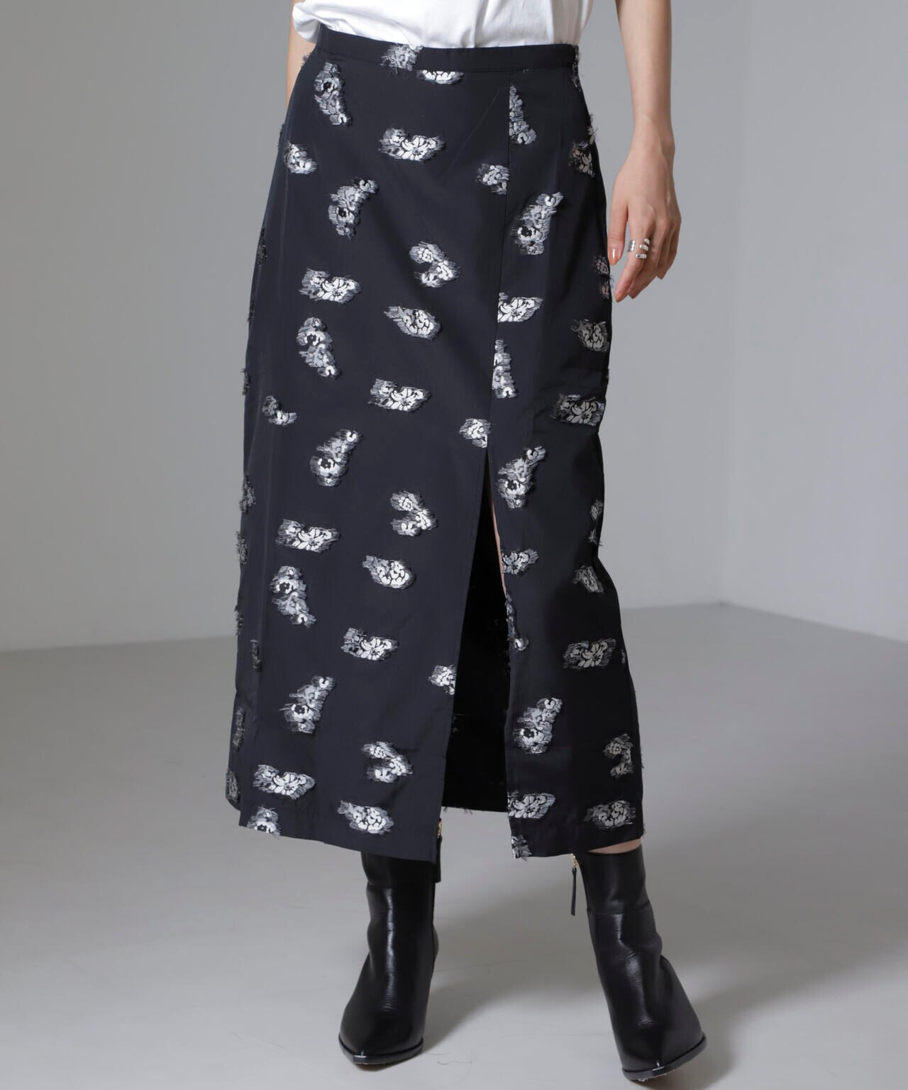 Baum und Pferdgarten/Flower Jacquard スカート(セットアップ可) 6714230013