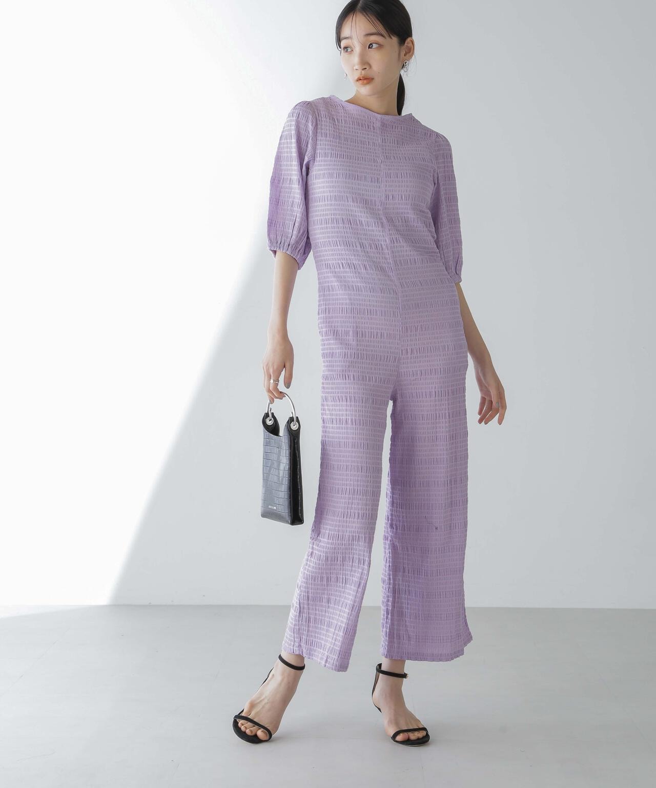 RITA ROW/Puffy sleeves jumpsuit 6714119047