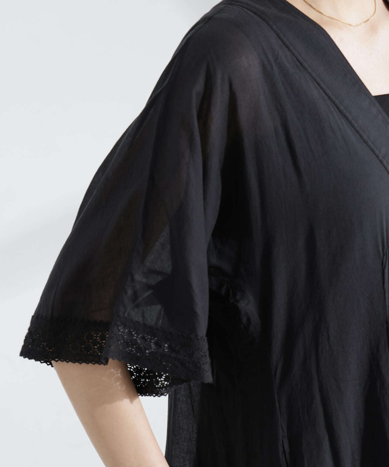 Sara mallika/COTTON VOILE LACE PINTUCKDRESS 6715119053