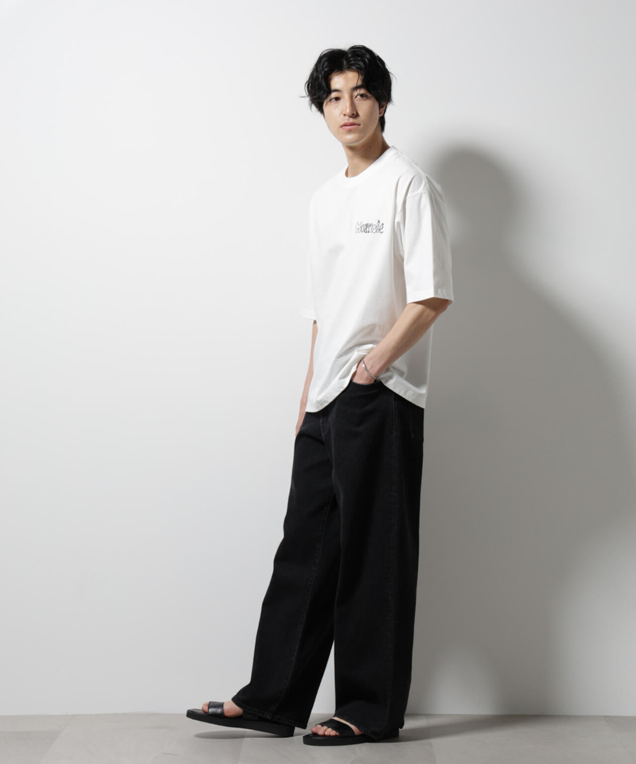 「MOFFISIE」オリジナル刺繍プリント Tシャツ 半袖 6725124243