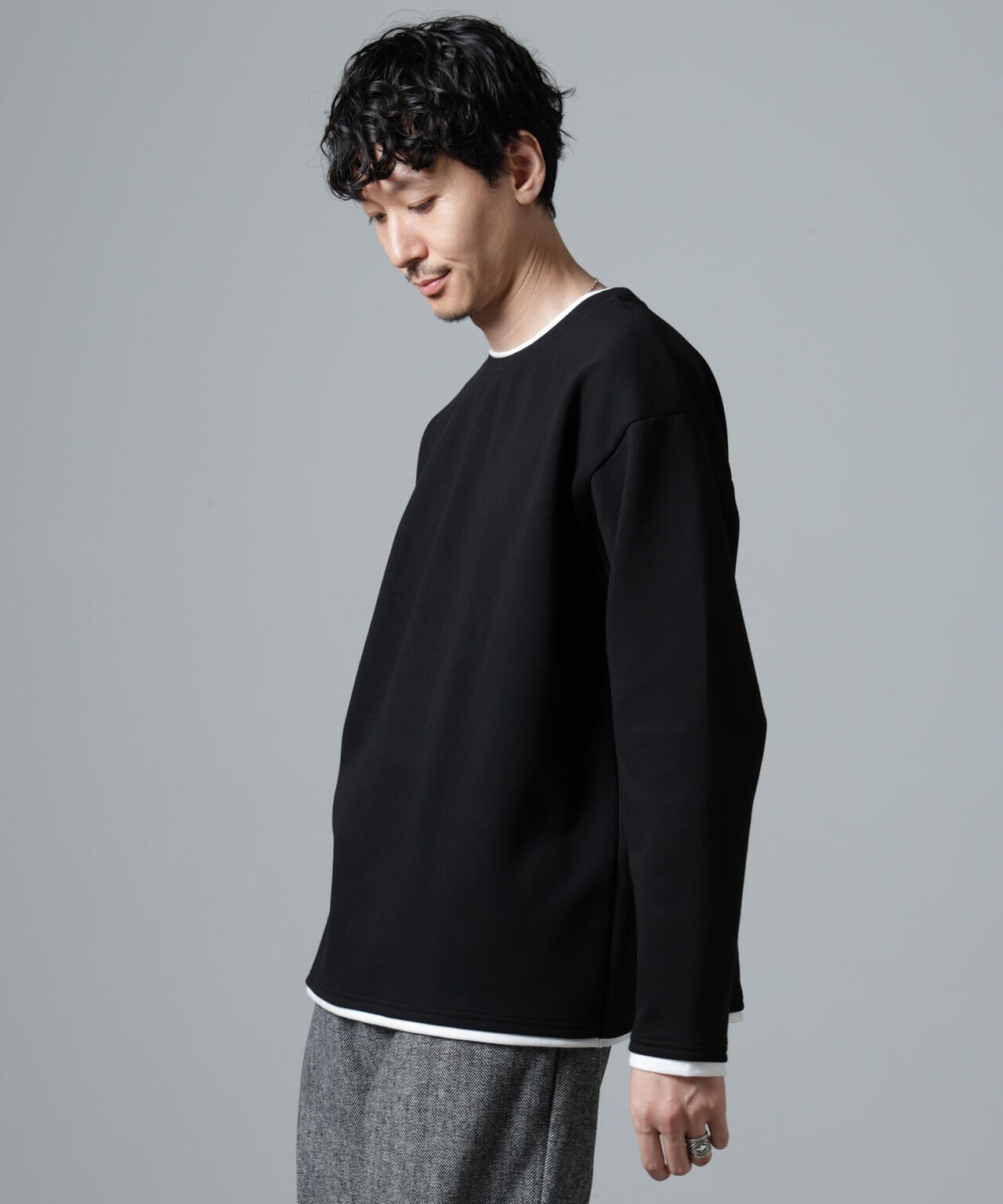 ハンドステッチプルオーバー 長袖 6724223239