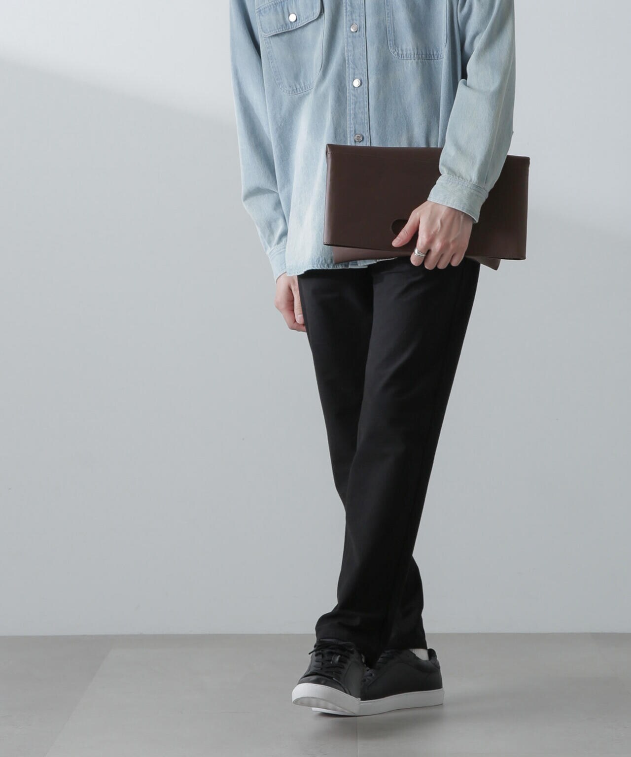 WEB限定/シンセティックレザー2WAYクラッチバッグ 6725132201