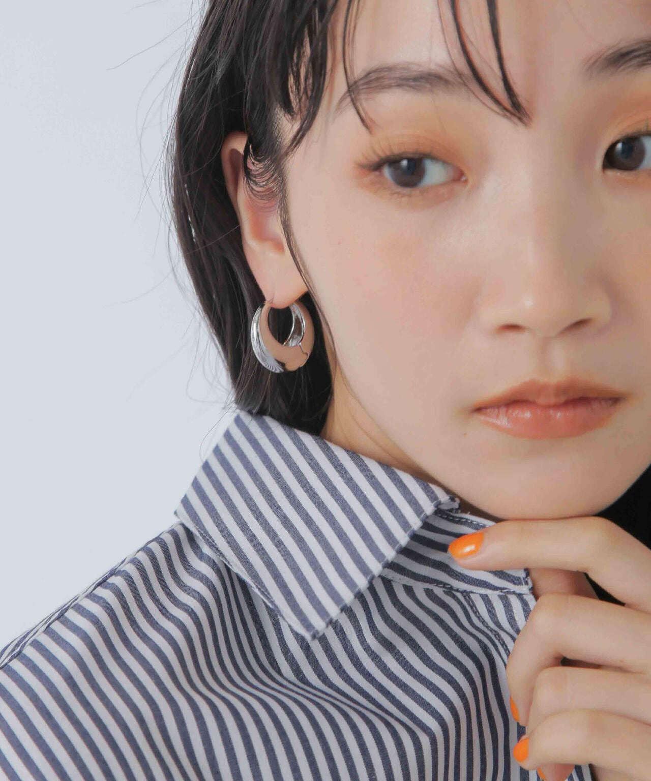 ムーンフープピアス 6694145300