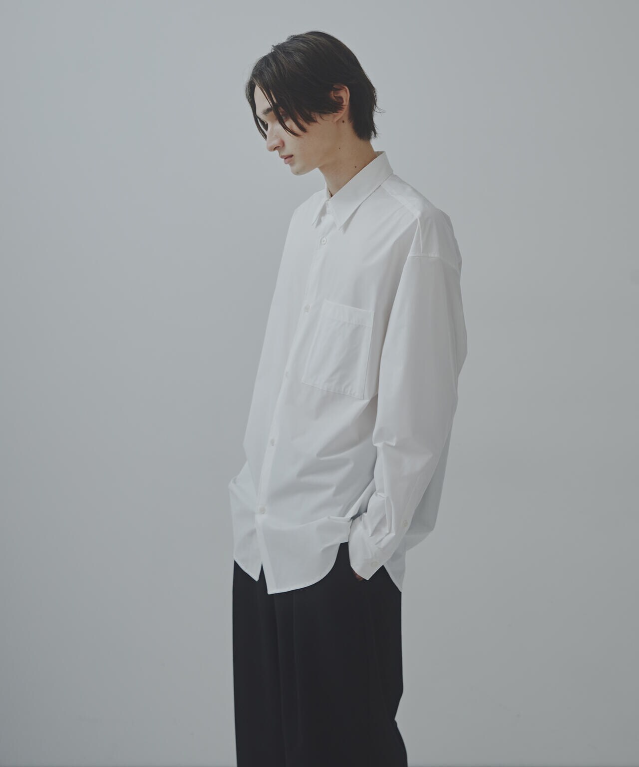 「Commonuse」SOLOTEX リラクシングプレーンシャツ 6684220215