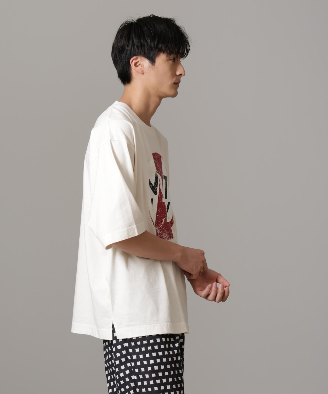 「NOT ALL」オーバーダイTシャツ 半袖 6724224227