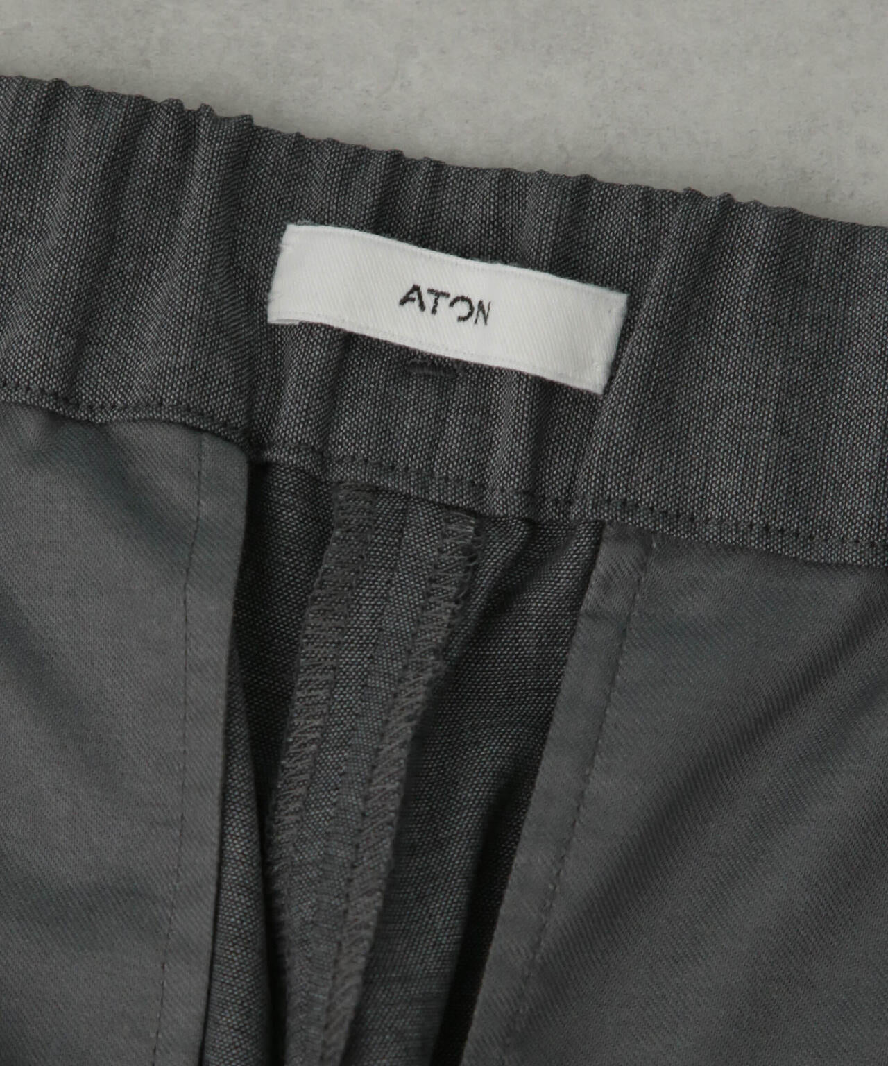 ATON/TWIST WOOL TROPICAL EASY PANTS 6705127130