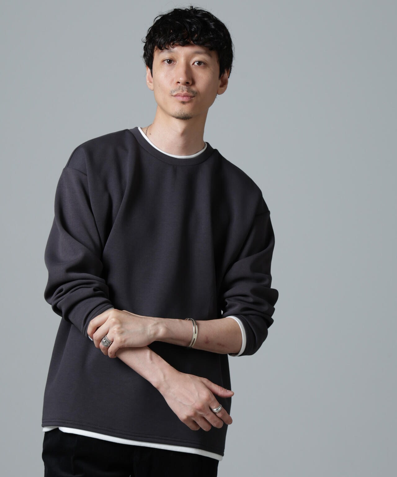 ハンドステッチプルオーバー 長袖 6724223239