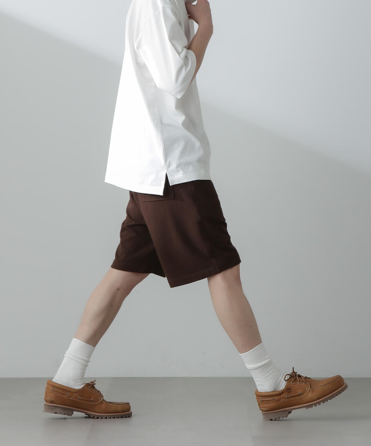ヘリンボーン起毛ショートパンツ(セットアップ可) 6724128201