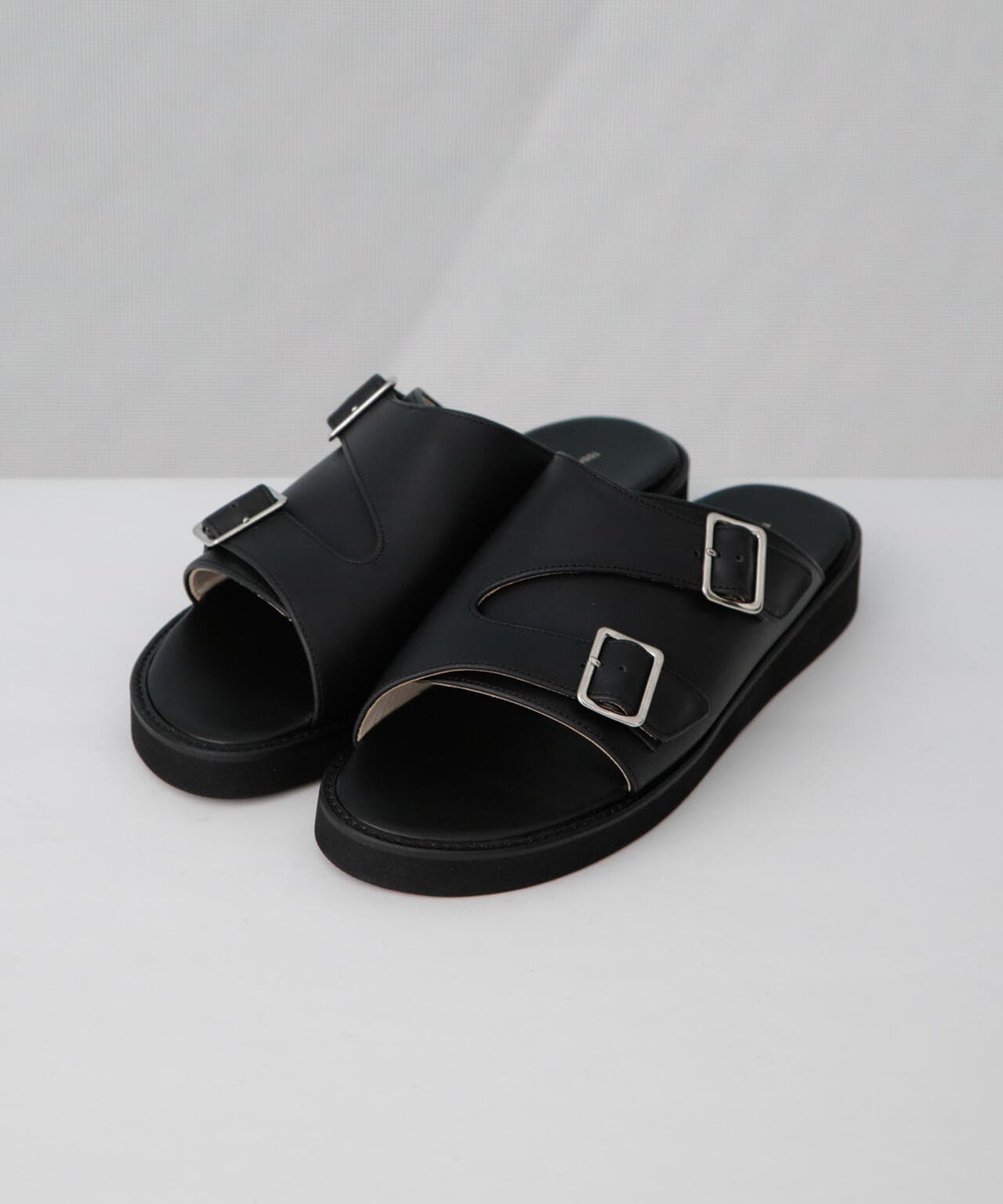 BEAUTIFUL SHOES/DOUBLE BELT SANDALS 6714135186