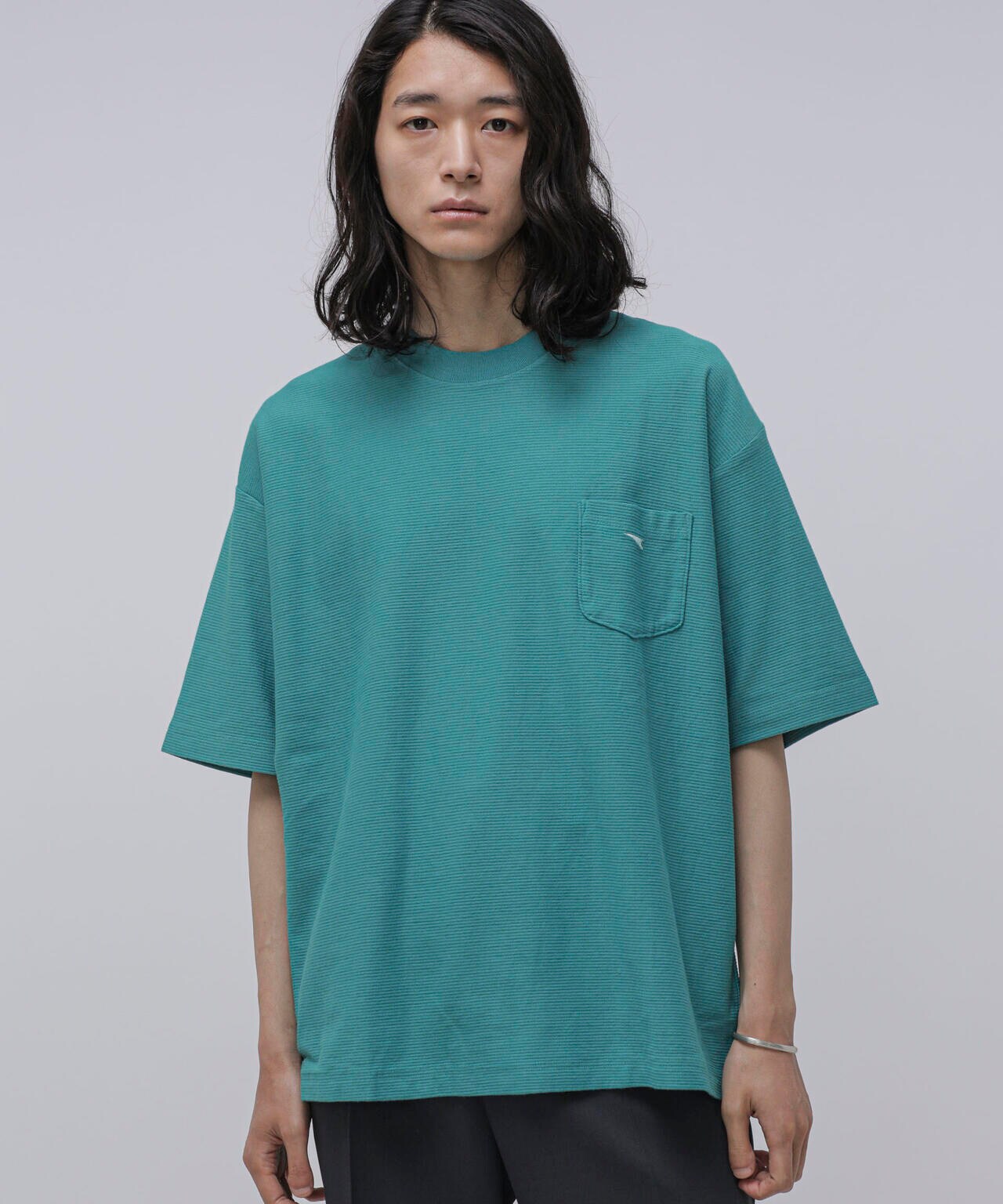 LB.04/タックボーダーポケットTシャツ 6723124264
