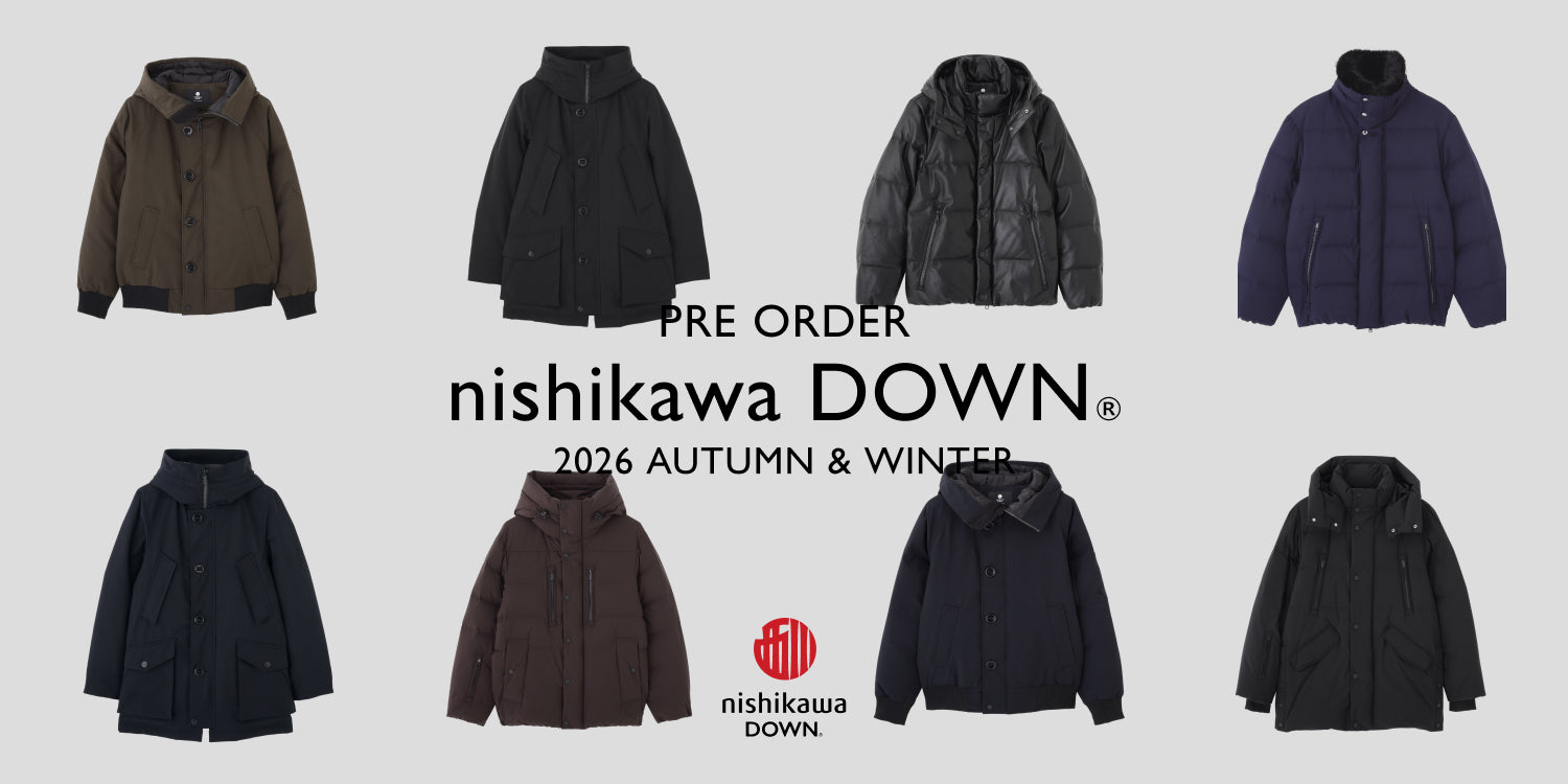 MP260814　nishikawa DOWN(R) 2026 AUTUMN&WINTER
