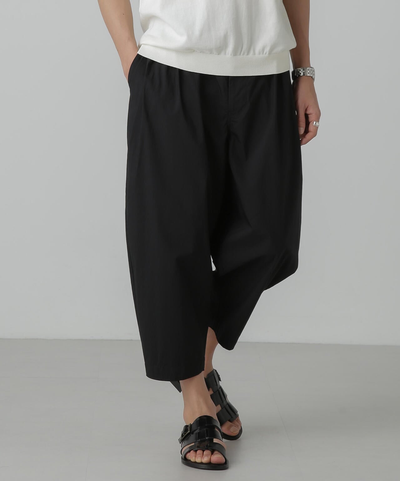 PORTER CLASSIC/POPLIN BEBOP PANTS