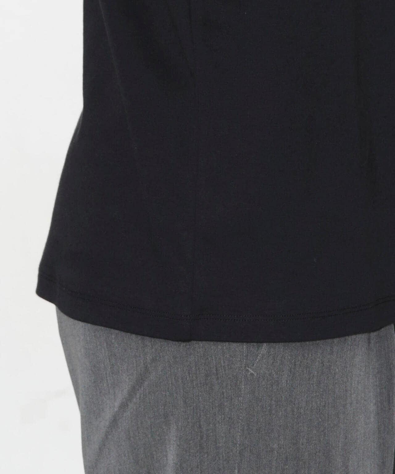 Anti Soaked(R) 汗染み防止 スムースタートルネックTシャツ 長袖 6684223206