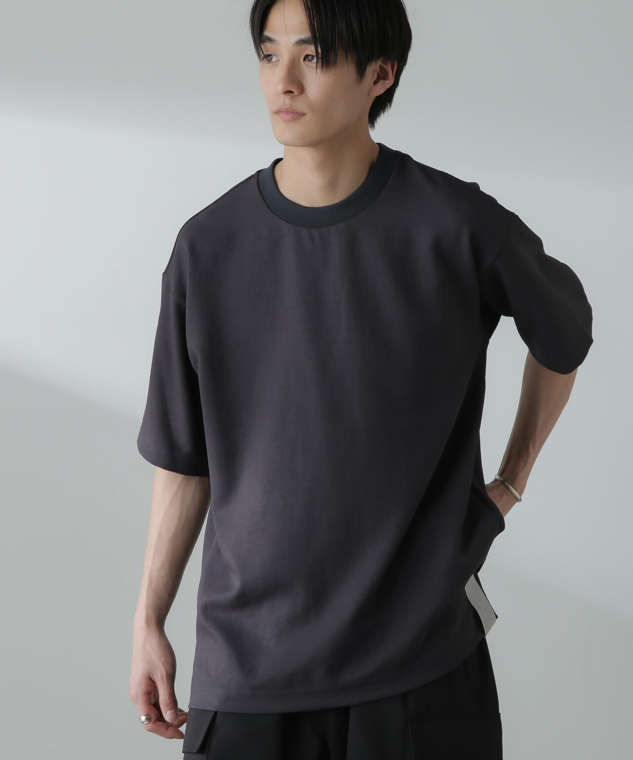 DESCENTE/STRECH TWILL T-SHIRT