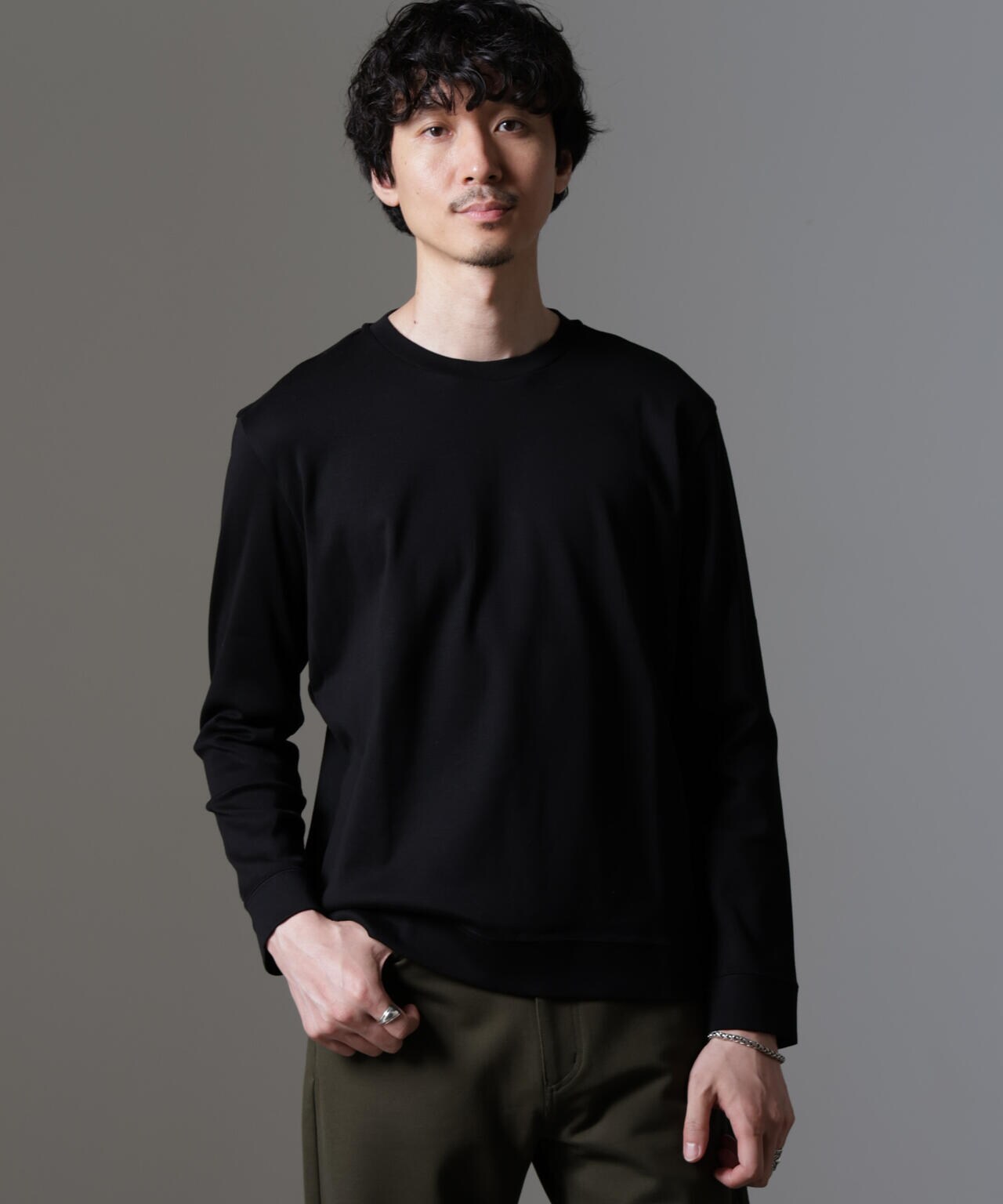 ｢FORMAL JERSEY｣クルーネックカットソー長袖 6684223215