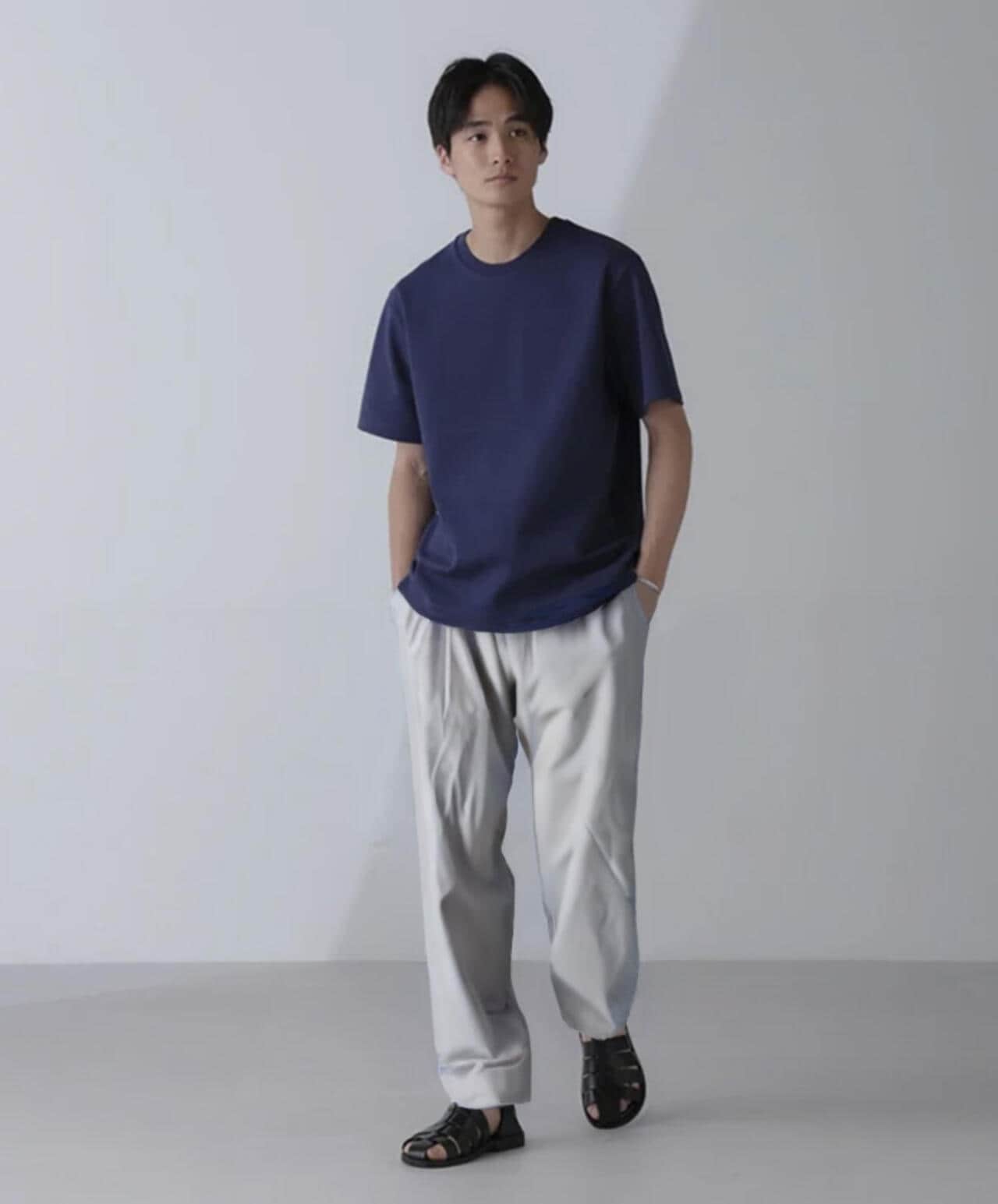 ダブルスムースクルーネックＴシャツ 半袖 6724124231
