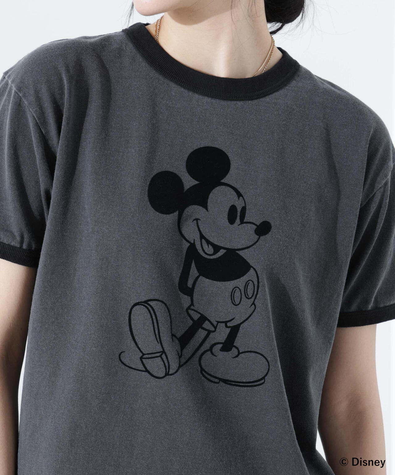 GOOD ROCK SPEED/【Disney】MICKEY MOUSE/リンガーT 6715124028