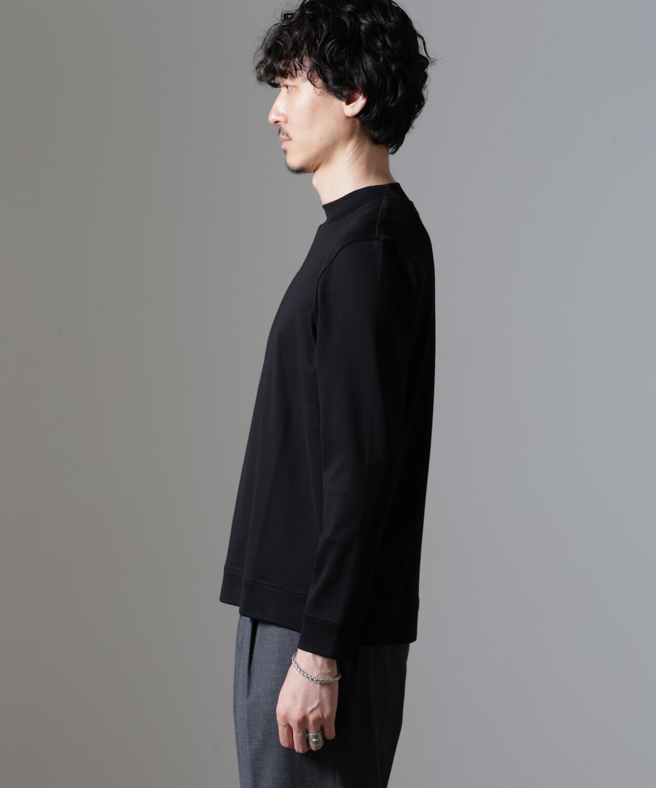 ｢FORMAL JERSEY｣モックネックカットソー長袖 6684223216