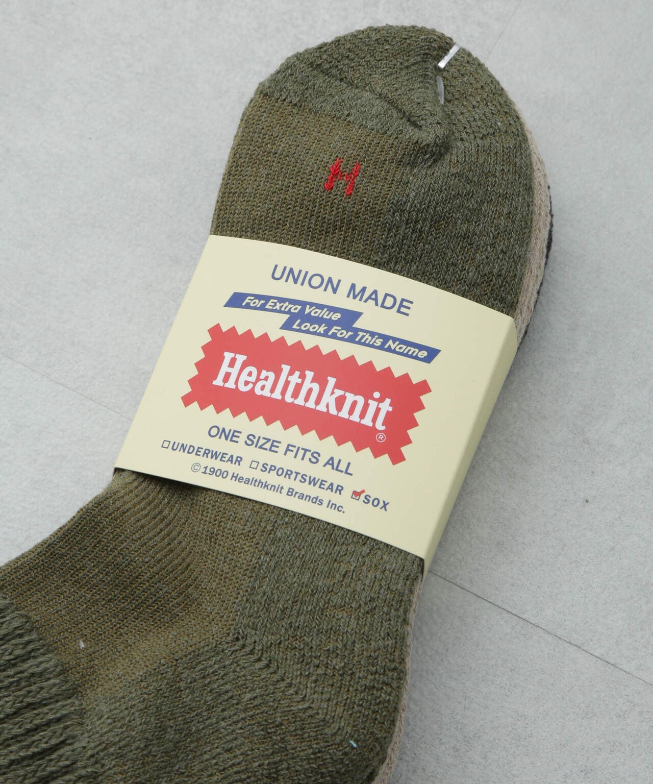 Healthknit/シンカーソックス カラーアソート3足セット 6724251203