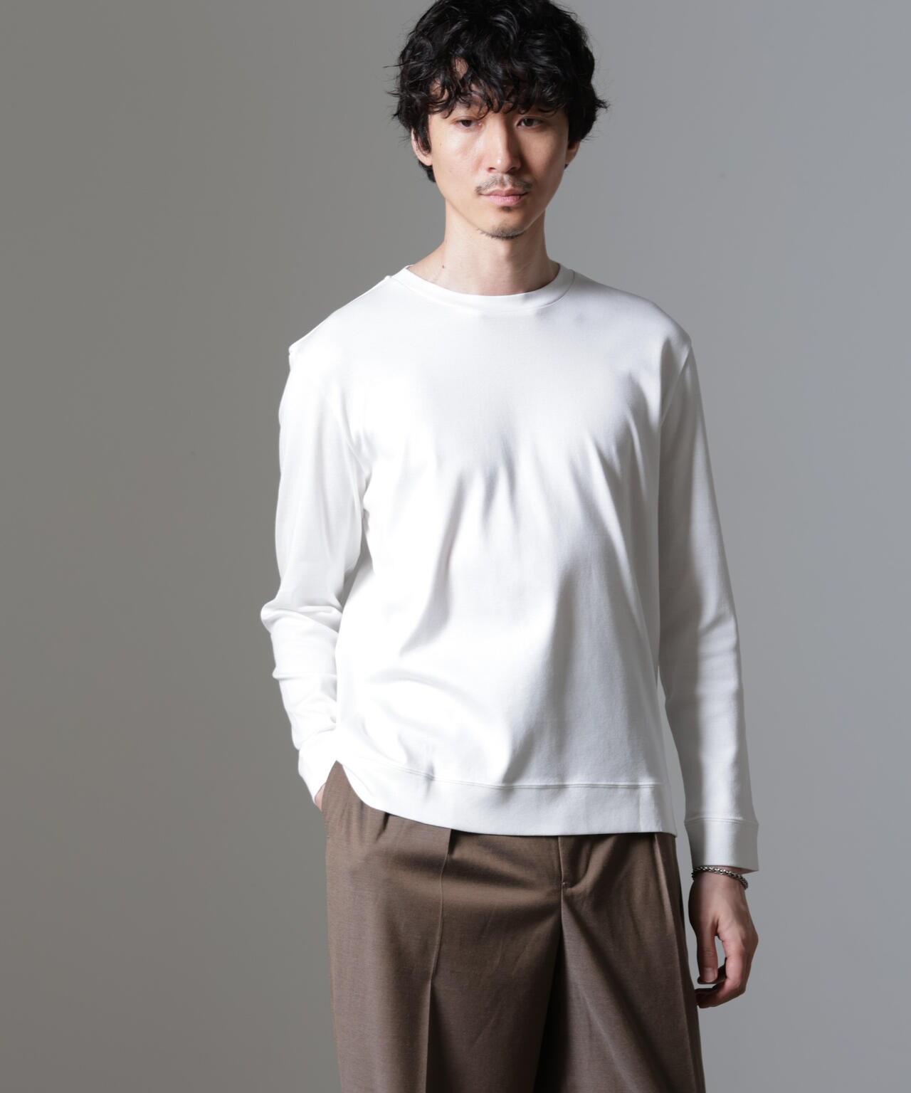 ｢FORMAL JERSEY｣クルーネックカットソー長袖 6684223215