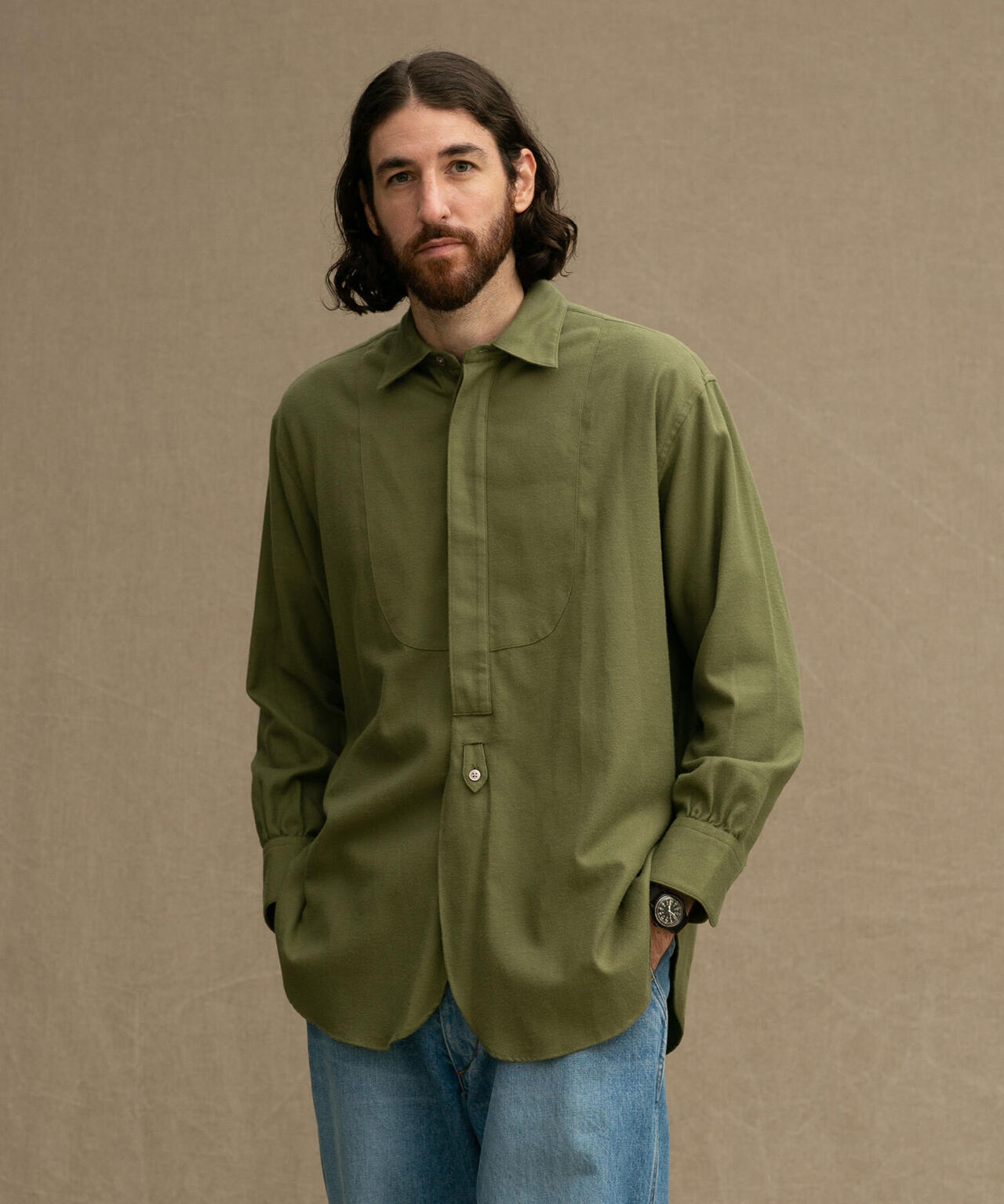 5525gallery/別注VICTORIANSHIRT SOLID 