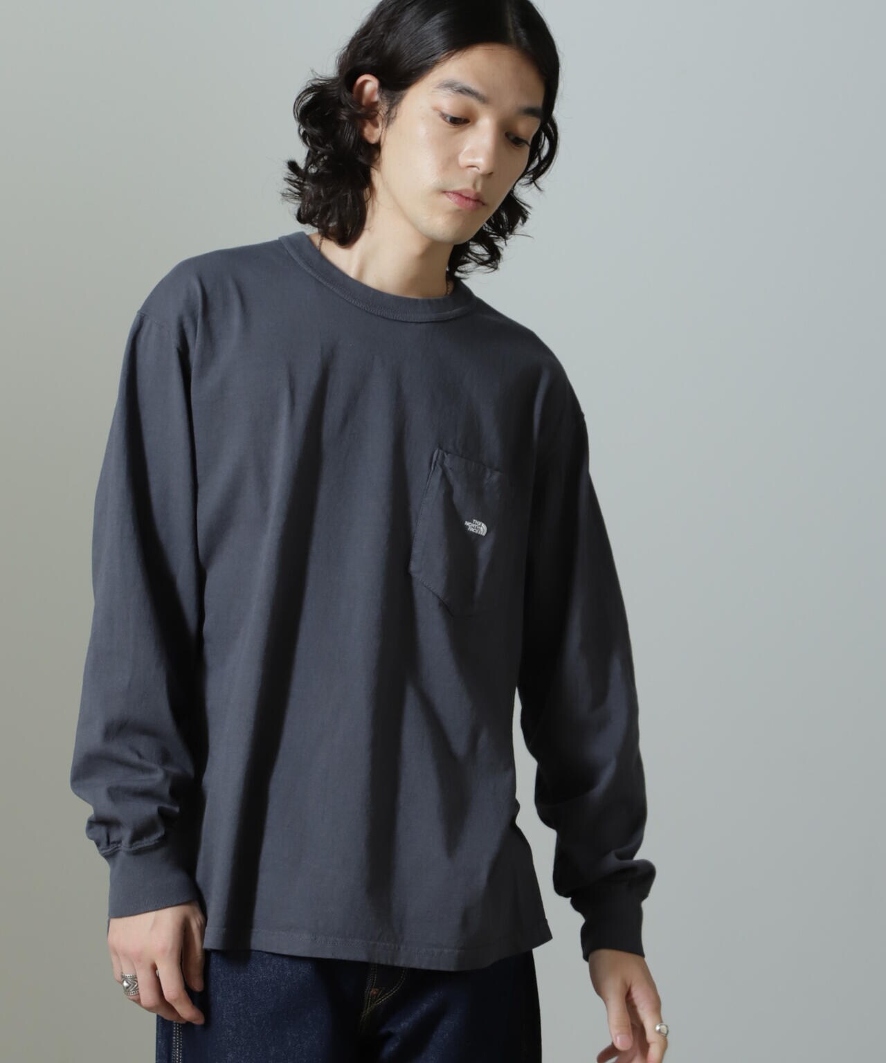 THE NORTH FACE PURPLE LABEL/7oz Long Sleeve Pocket Tee