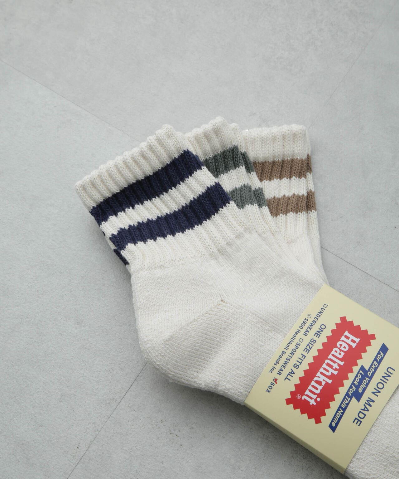 Healthknit/シンカーラインソックス 3足セット 6724251202