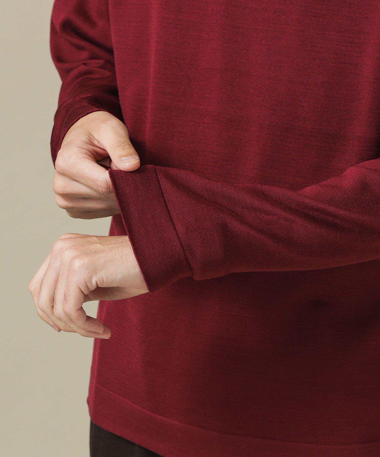 JAL×AXF×NU］シルクモックネックJAPANニット