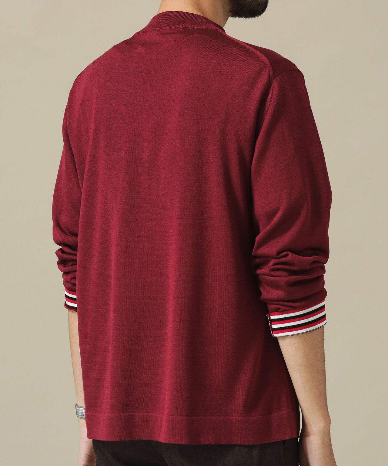 JAL×AXF×NU］シルクモックネックJAPANニット