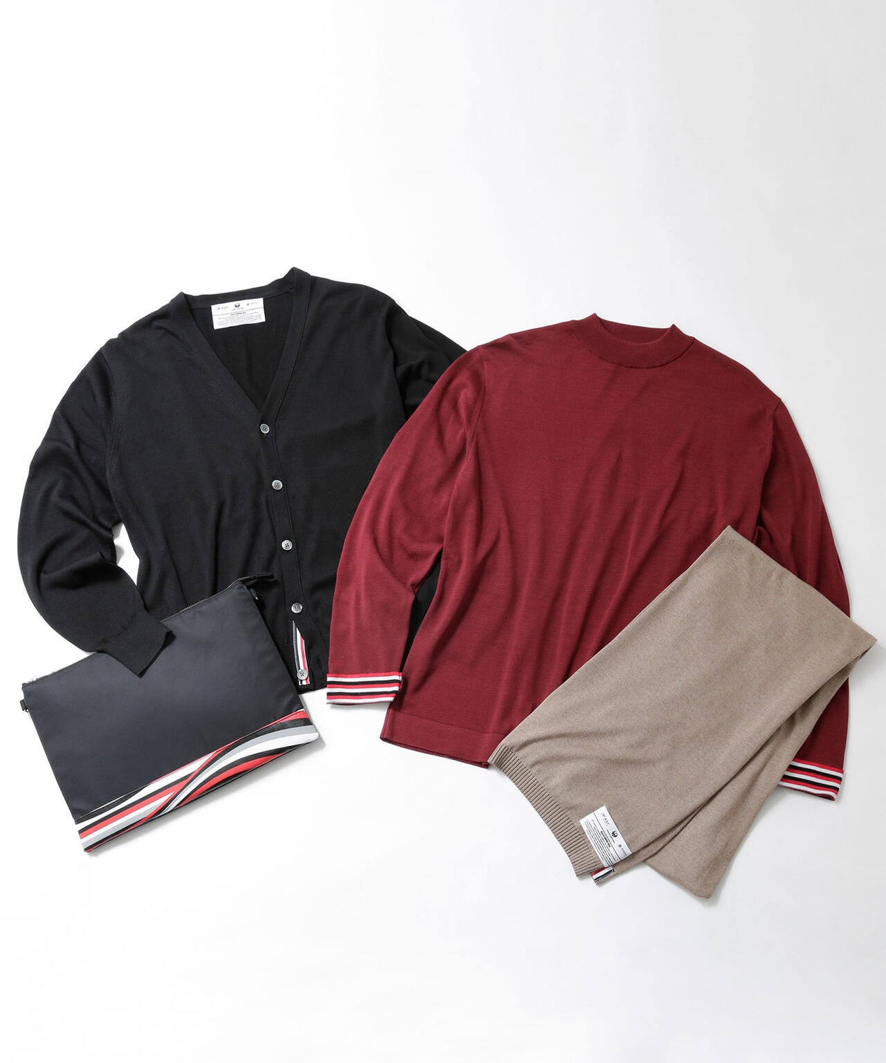 JAL×AXF×NU］シルクカシミヤJAPANストール