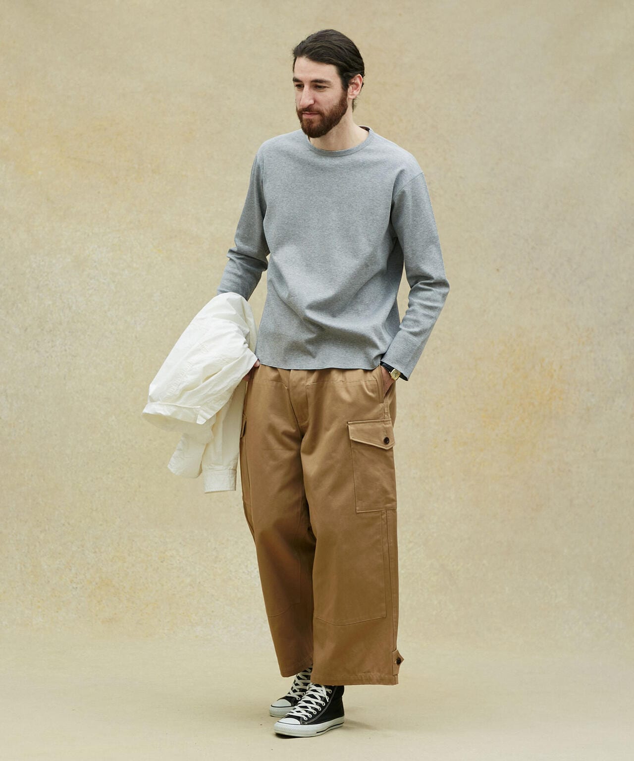 mutu marine ベージュ　Mサイズ パンツ 未使用品 レディース ムータマリン muta MARINE パンツ 0(S