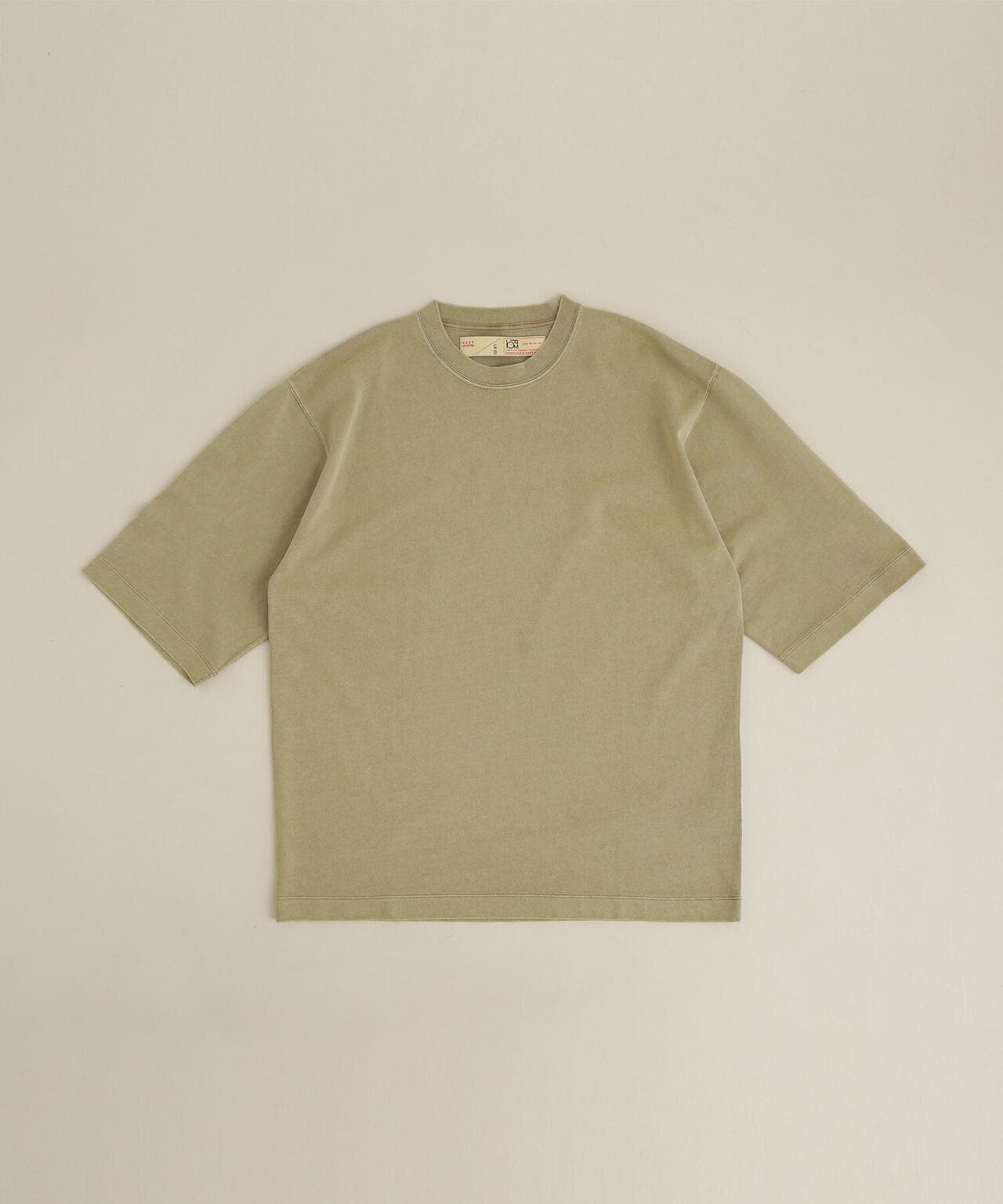 LB.03/ピグメントクルーネック5分袖Tシャツ 6682224204