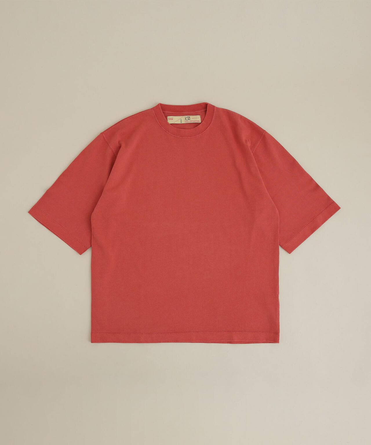LB.03/ピグメントクルーネック5分袖Tシャツ 6682224204