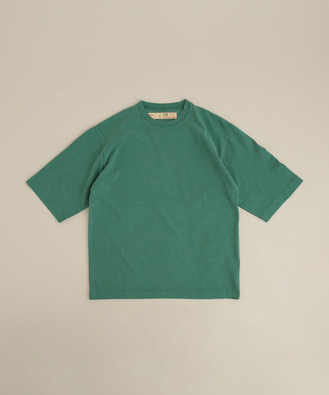 LB.03/ピグメントクルーネック5分袖Tシャツ 6682224204
