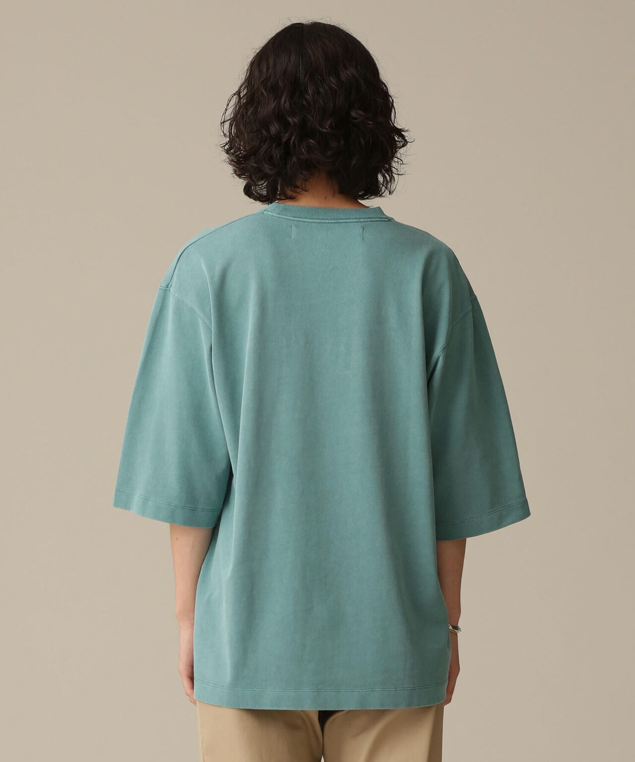 LB.03/ピグメントクルーネック5分袖Tシャツ 6682224204