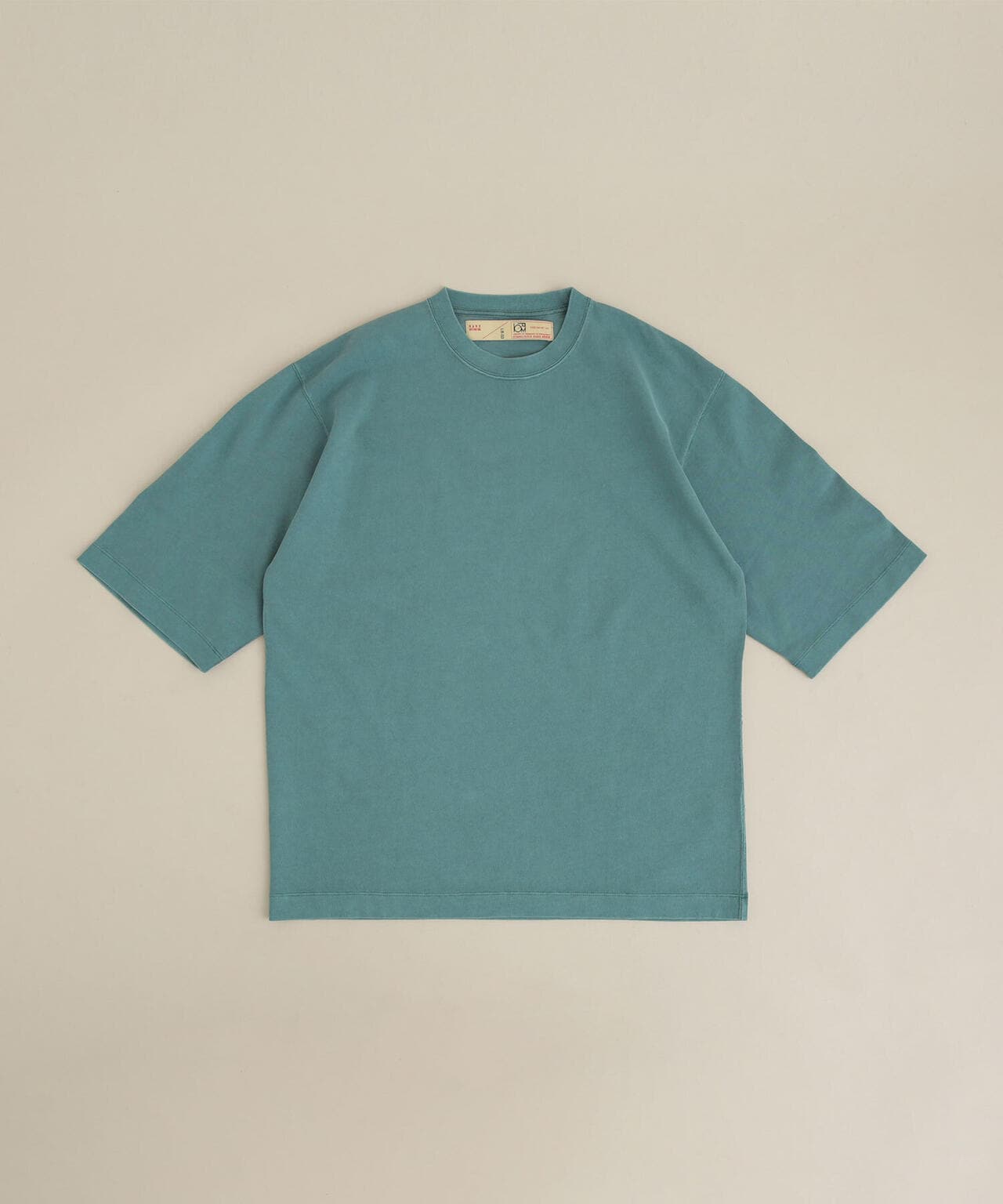 LB.03/ピグメントクルーネック5分袖Tシャツ 6682224204