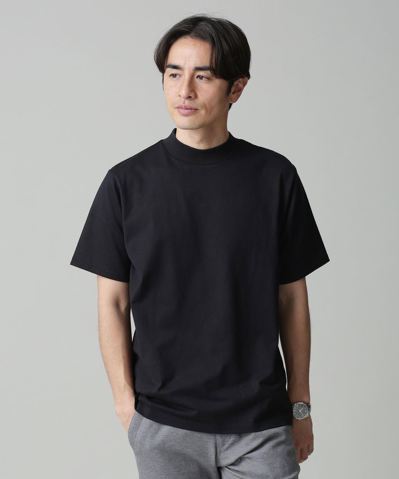 LB.03/Anti Soaked 汗染み防止 モックネックTシャツ 6683124203