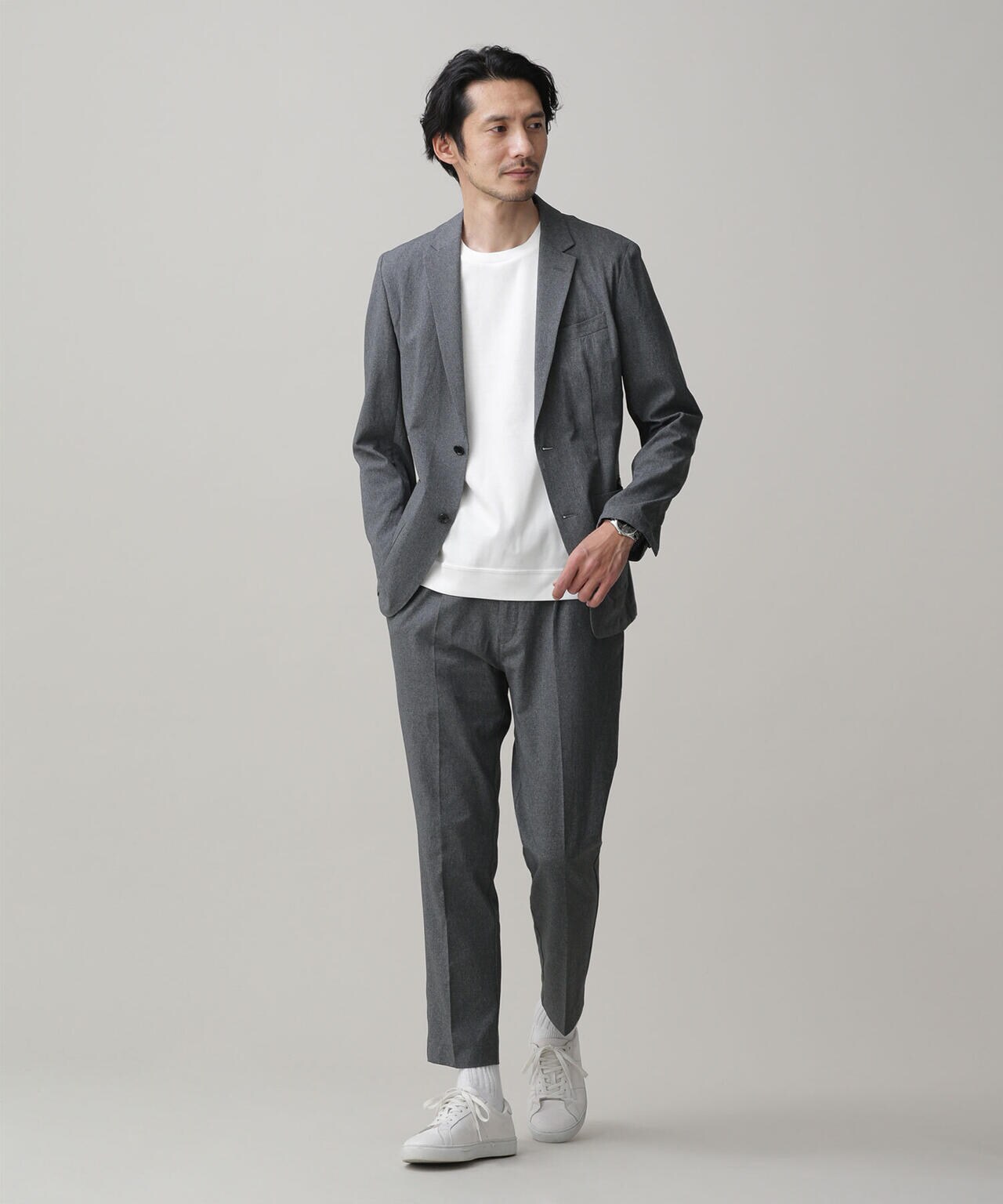 LB.03/｢FORMAL JERSEY｣クルーネックカットソー半袖 6683124215