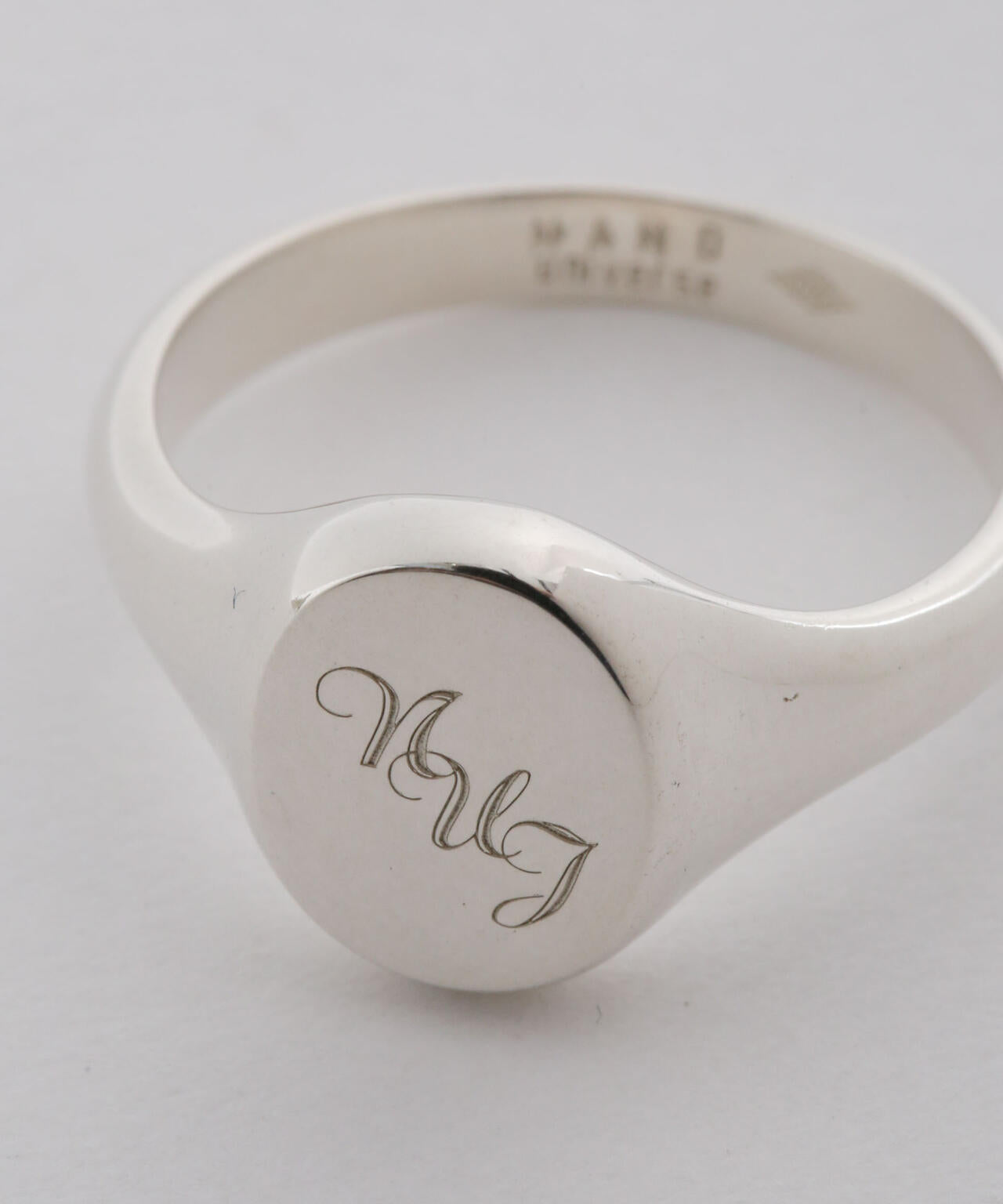 LB.03/[NU jewelry]イニシャルシグネットピンキーリング