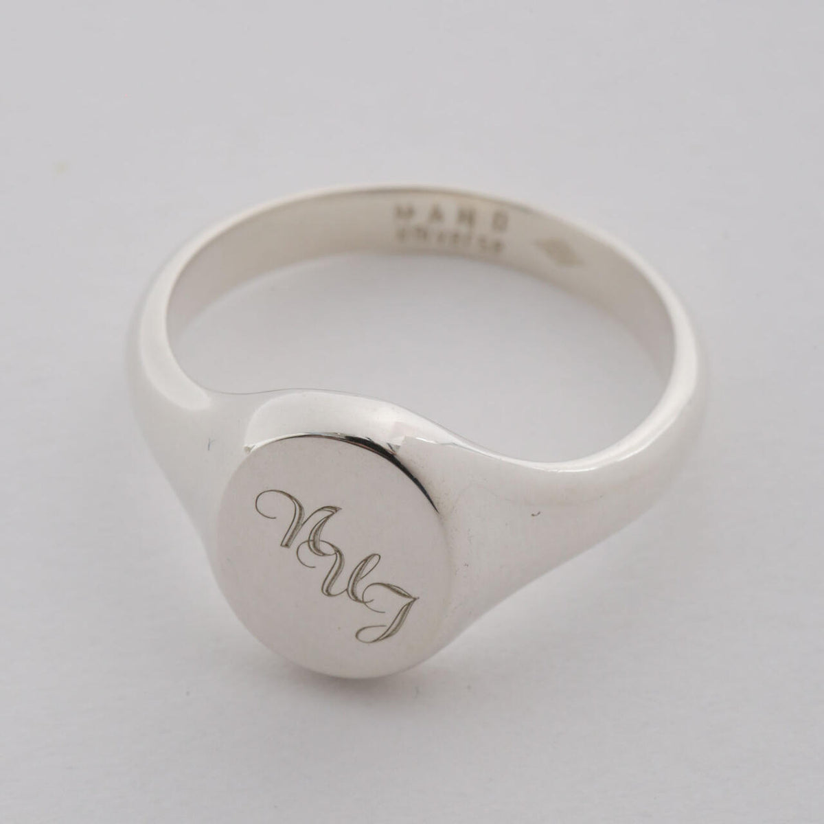 LB.03/[NU jewelry]イニシャルシグネットピンキーリング