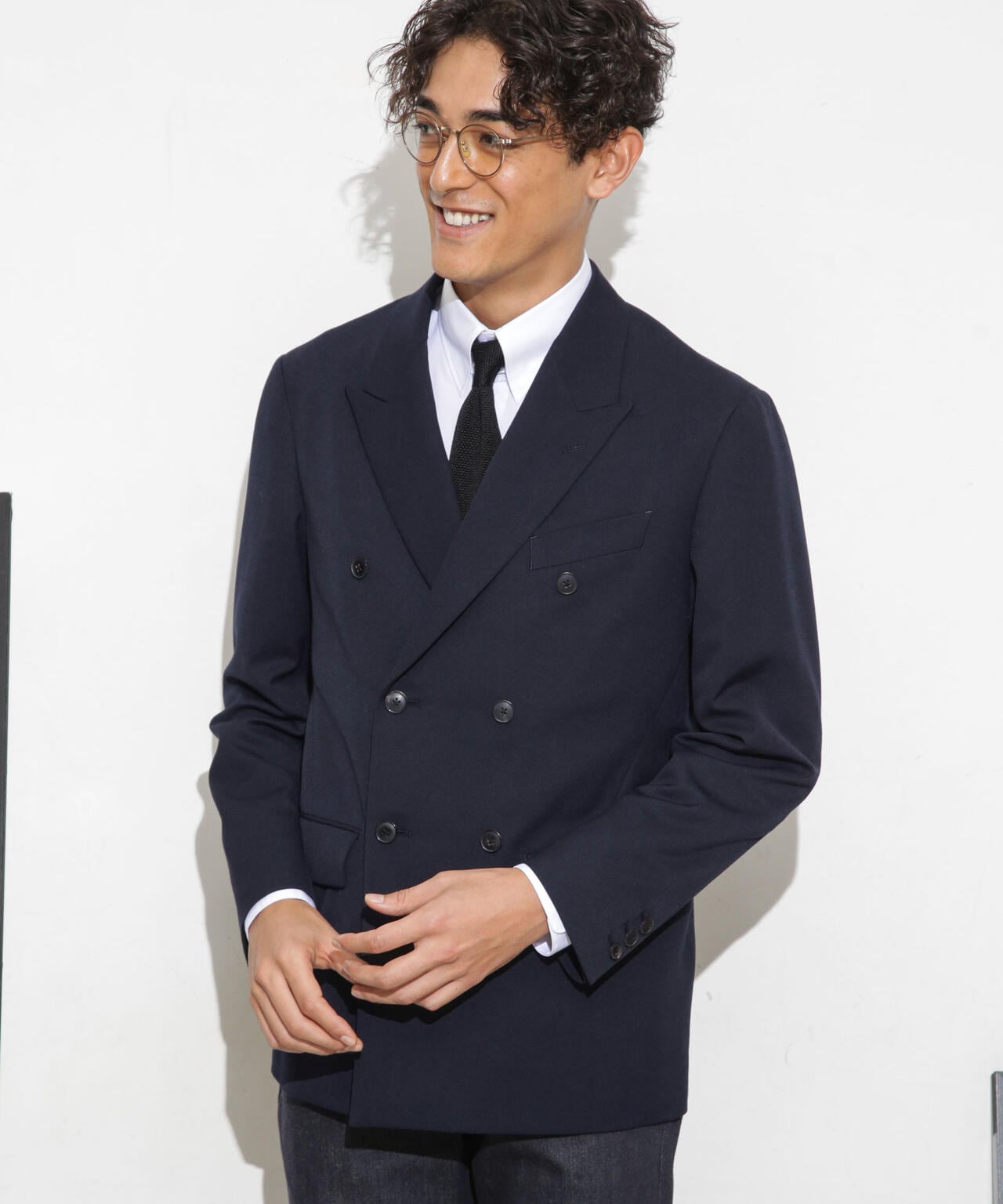 ナノユニバース（NANO universe）/「ESSENTIAL LINE」TWソリッドダブルジャケット ESSENTIAL LINE」TWソリッドダブルジャケット