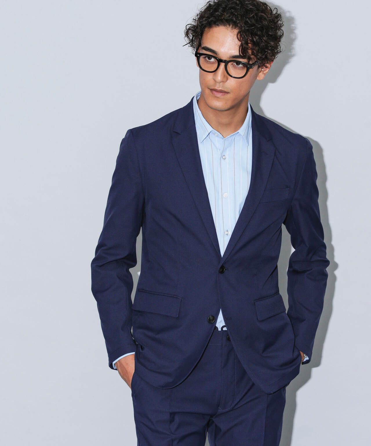 【美品】「N JACKET」セットアップ SOLOTEX(R) 4WAY ツイル N JACKET」セットアップ SOLOTEX(R) 4WAY ツイル