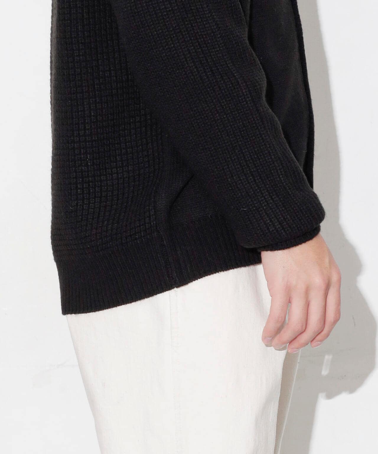 コンビゲージVネックカーディガン 6683222211