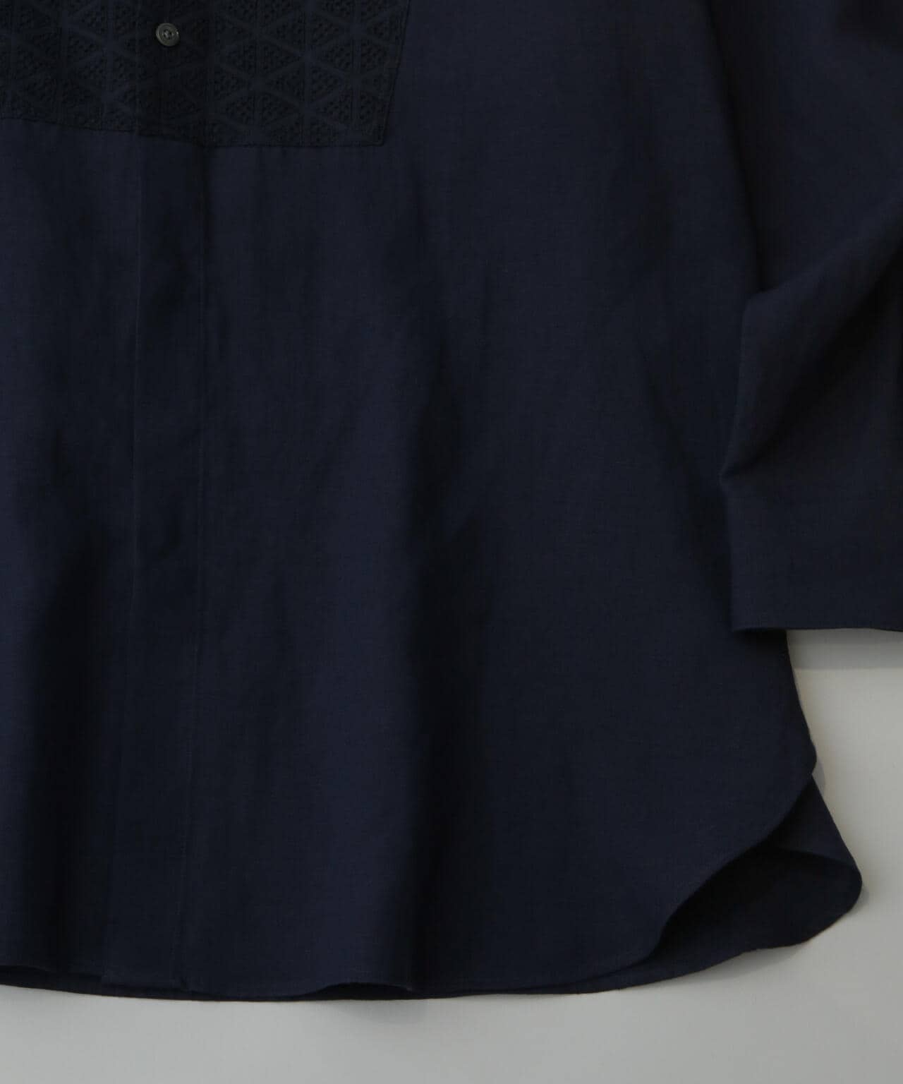 AB.ダブルカバーポプリンワッシャーグランパシャツ 6684120228